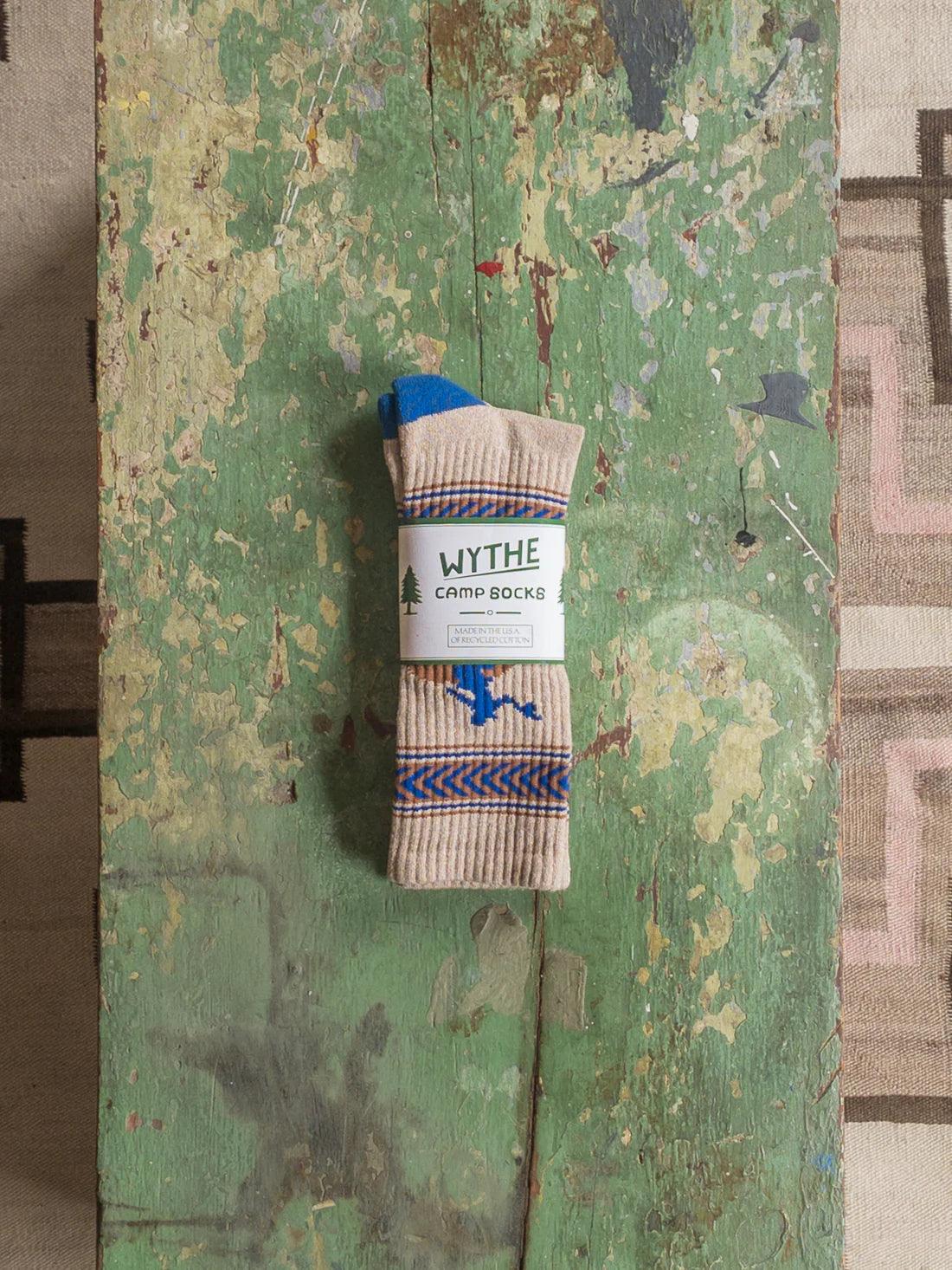 Wythe Bucking Bronc Recycled Cotton Camp Socks