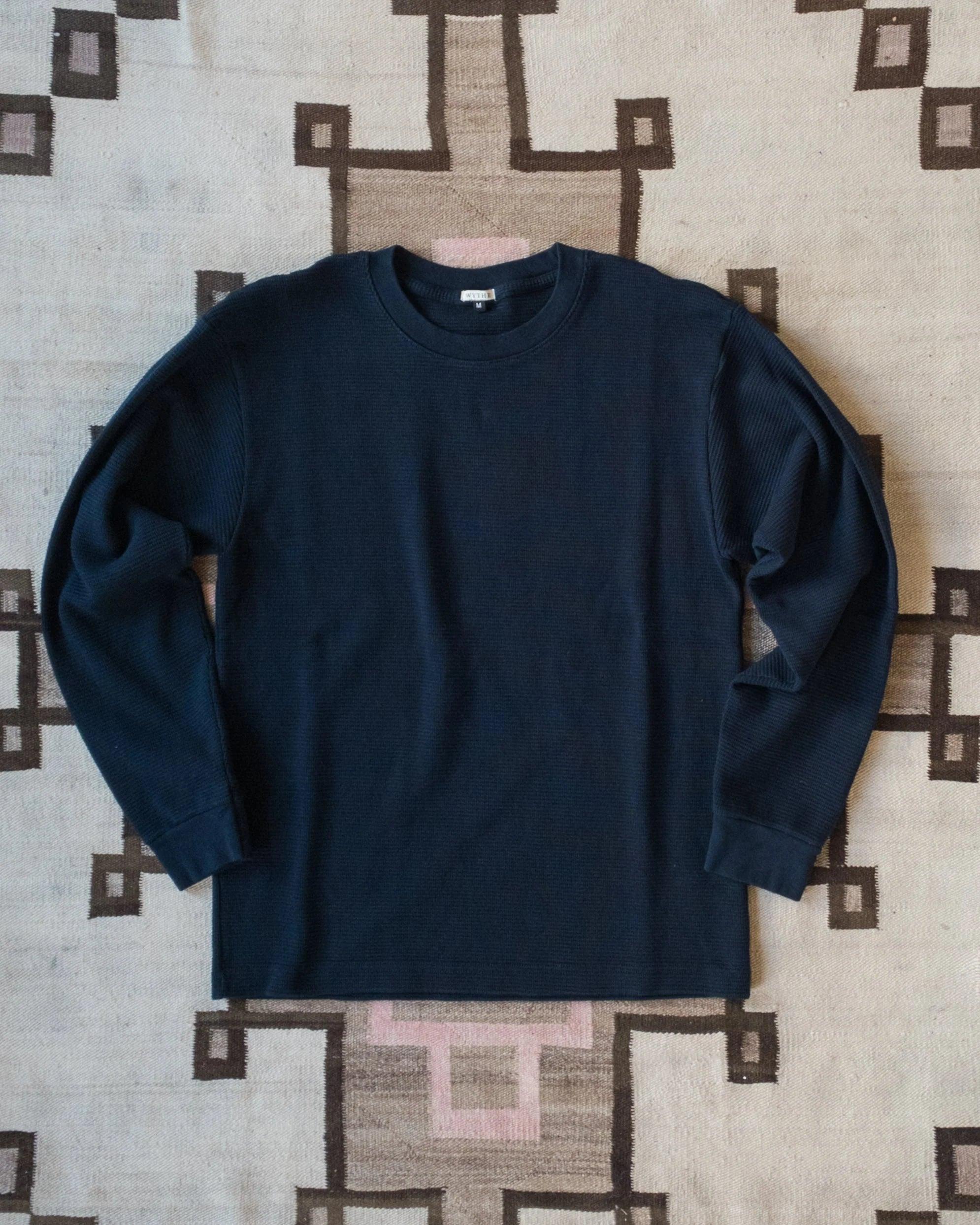 Wythe Cotton Thermal - Navy