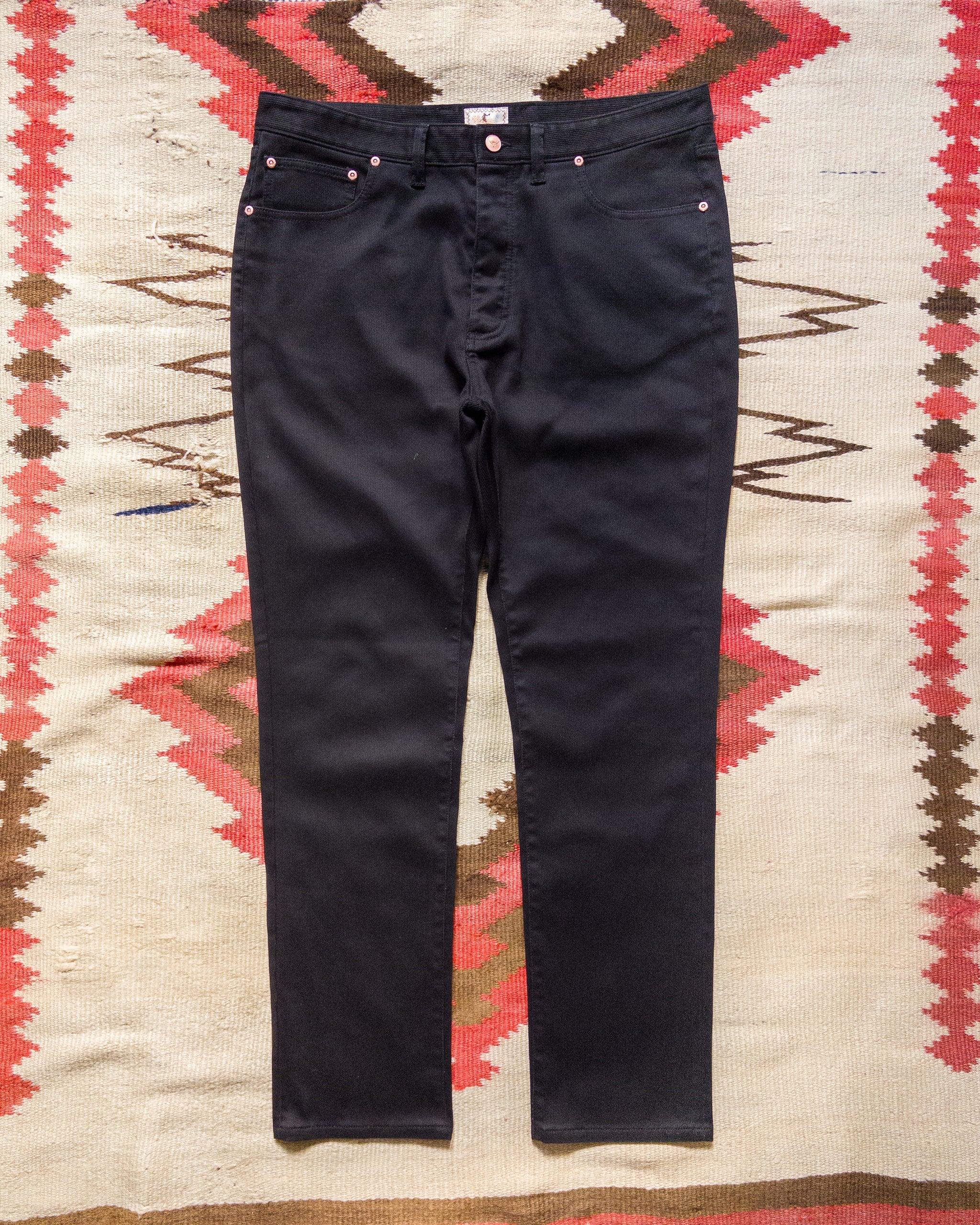 Wythe Bedford Cord Five Pocket Pants - Black