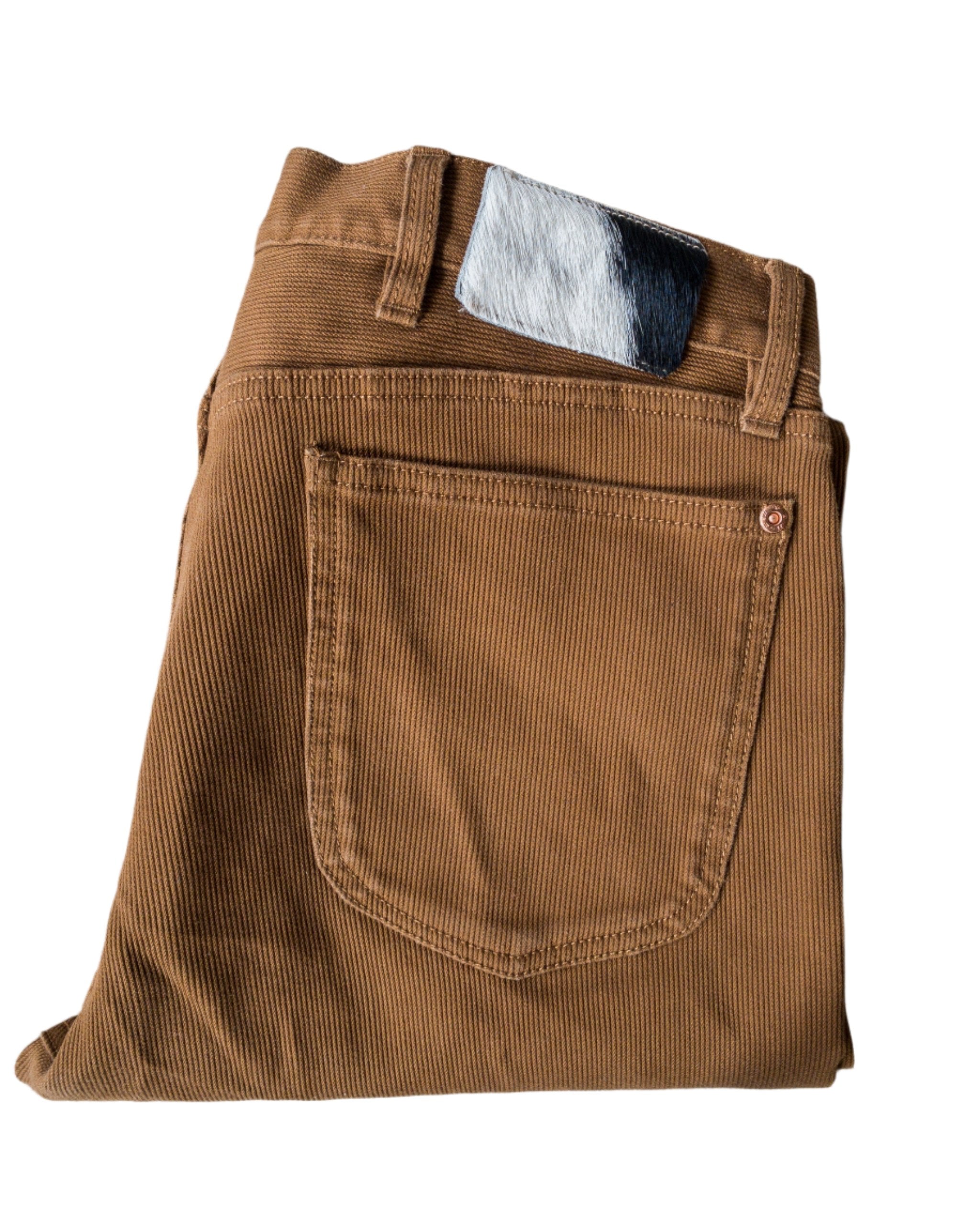 Wythe Bedford Cord Five Pocket Pants - Bay Brown