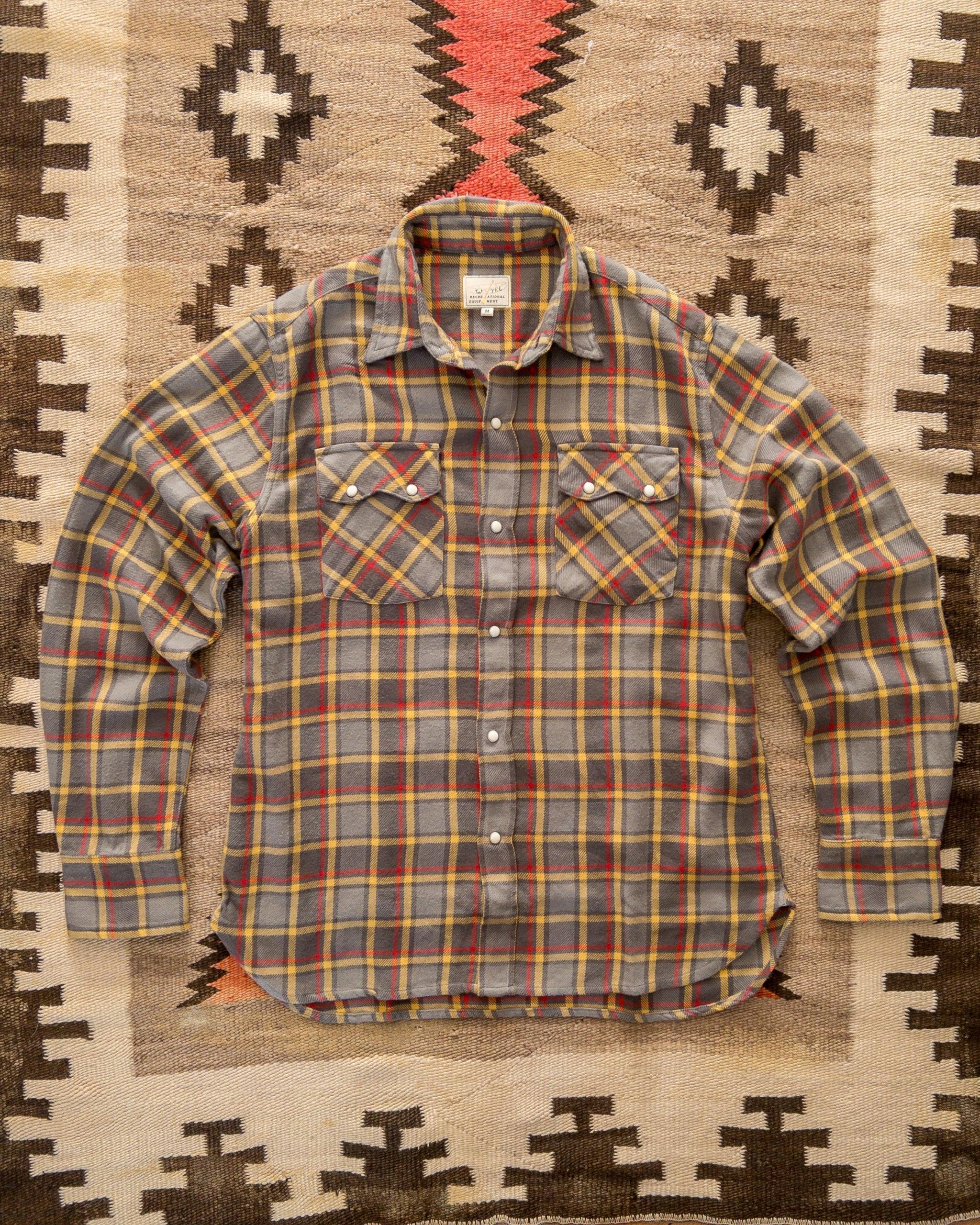 Wythe Flannel Pearlsnap Shirt - Dusk Plaid