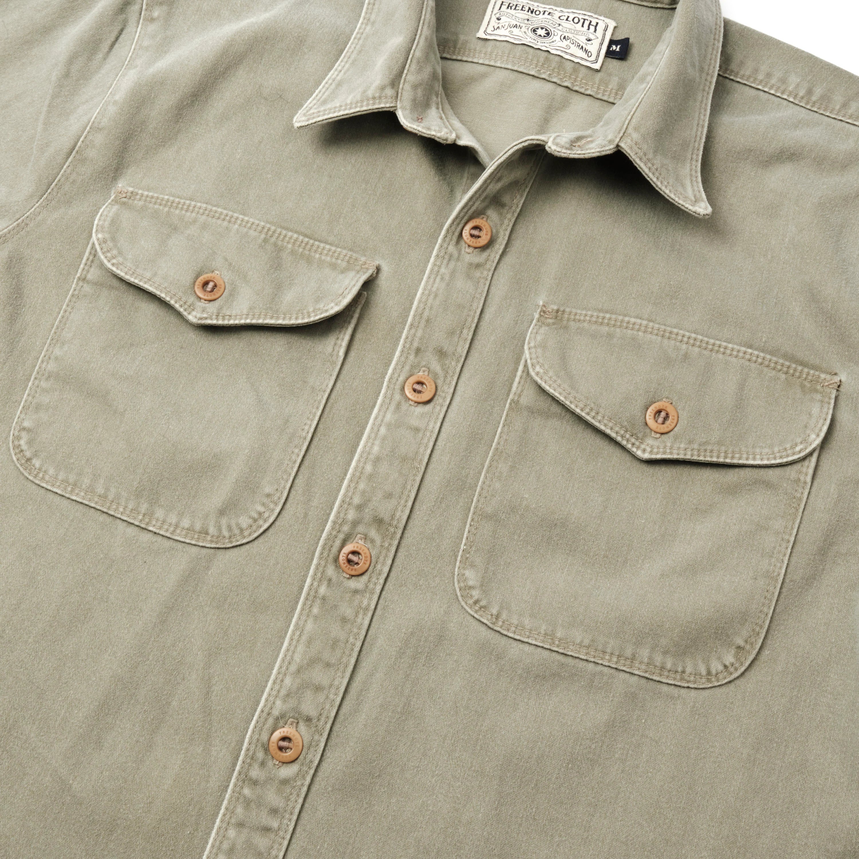 Freenote Cloth Utility Shirt - Olive