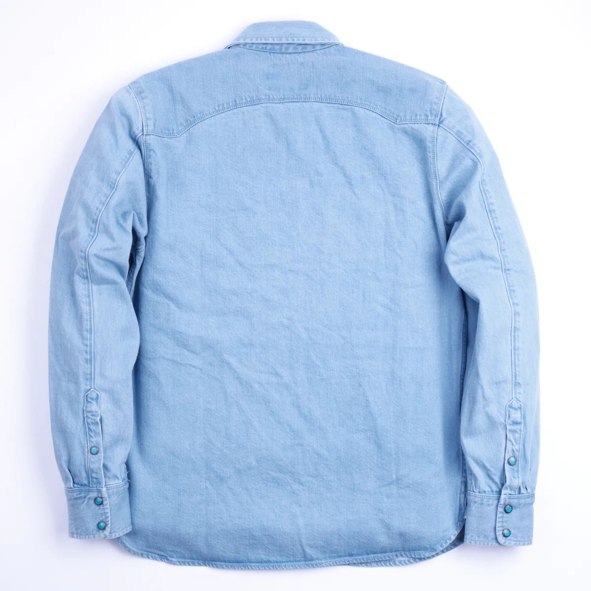 Freenote Cloth Modern Western Shirt - 11oz Bleached Denim