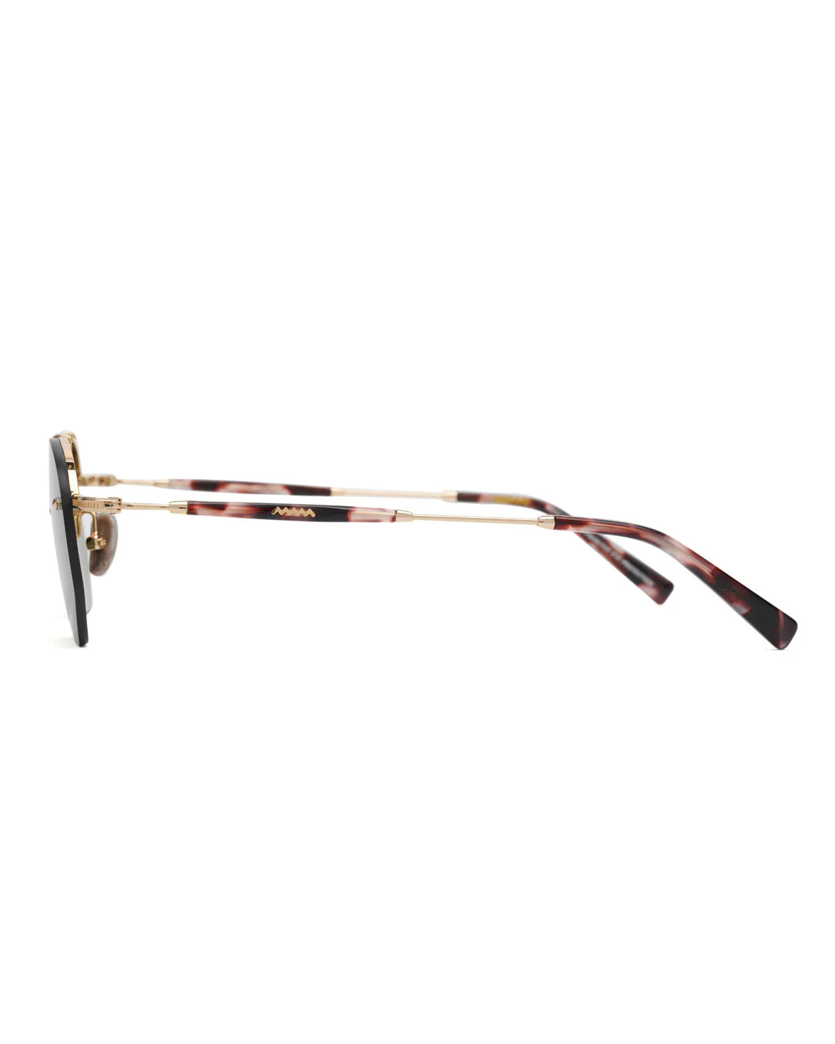Brain Dead Kaz Sunglasses - Black/Gold
