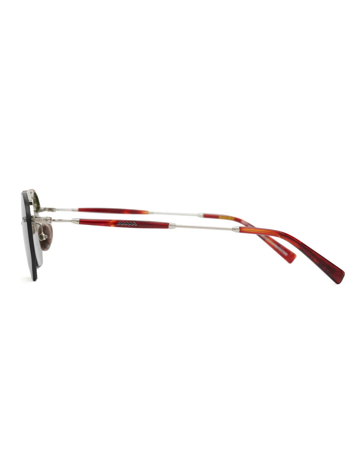 Brain Dead Kaz Sunglasses - Black/Silver