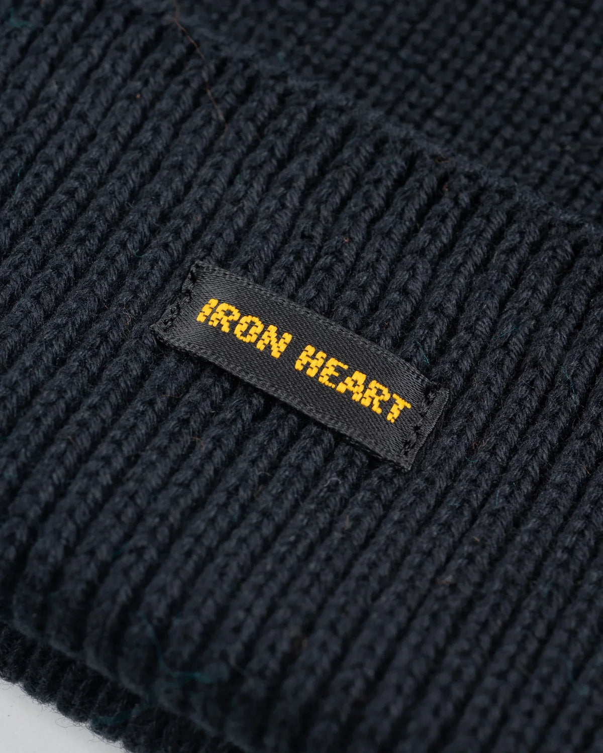 Iron Heart IHG-081-BLK 100% Cotton Ribbed Beanie- Black – Guilty Party