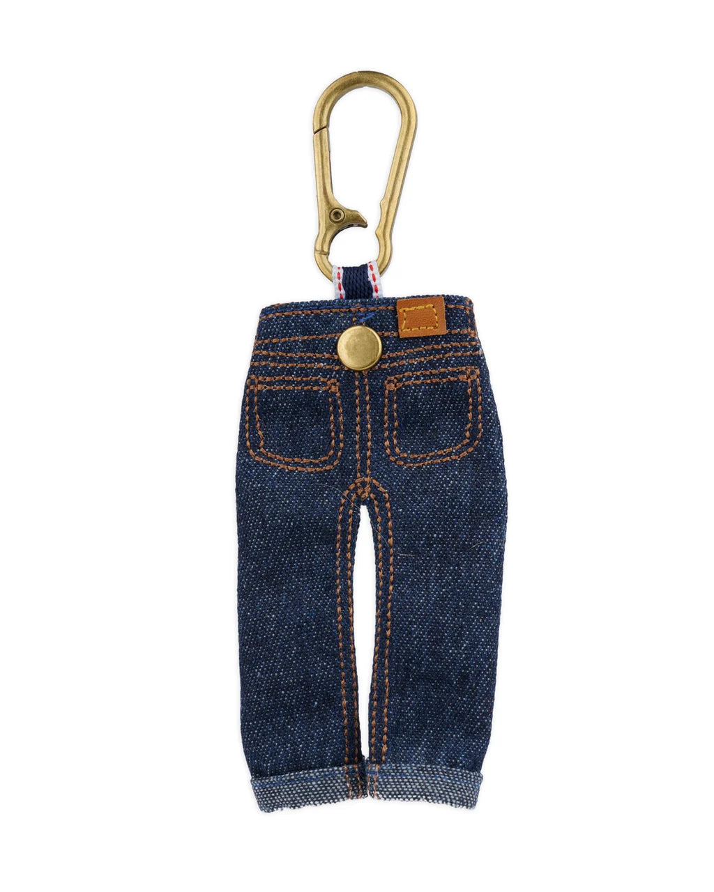 Brain Dead Type 00 Denim Keychain Charm - Indigo