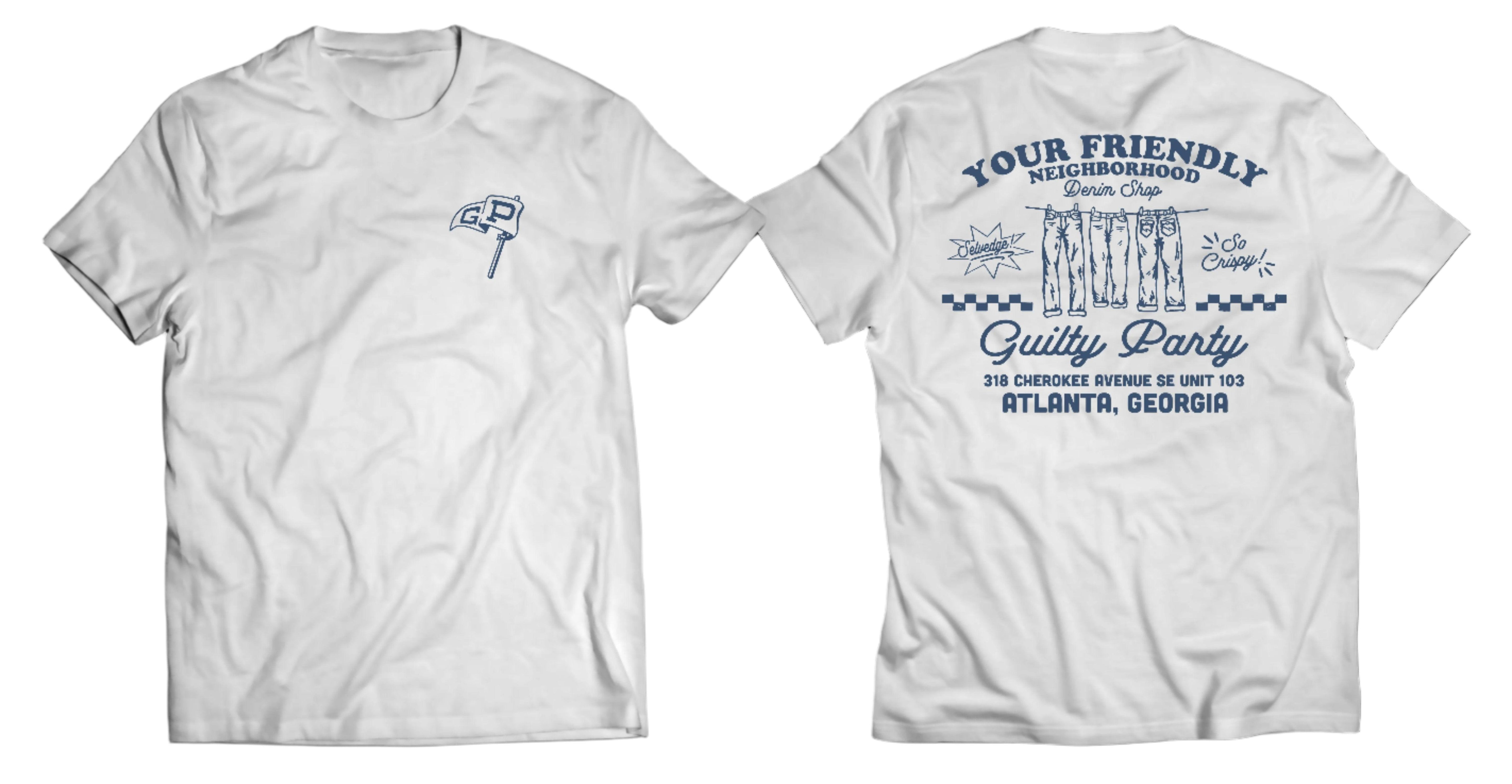 Guilty Party Clothesline Tee - White