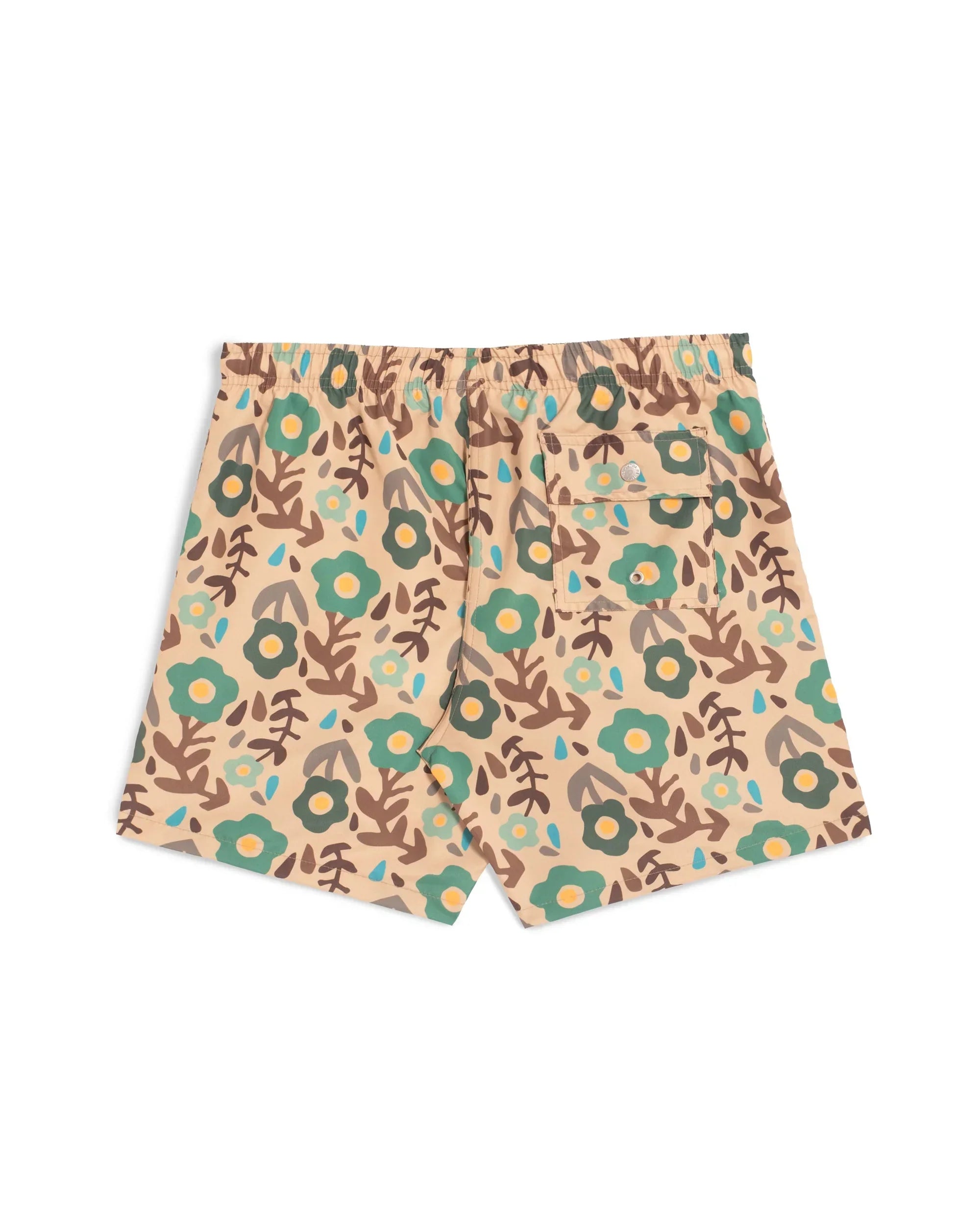 Bather Swim Trunk - Floral Desert Meadow