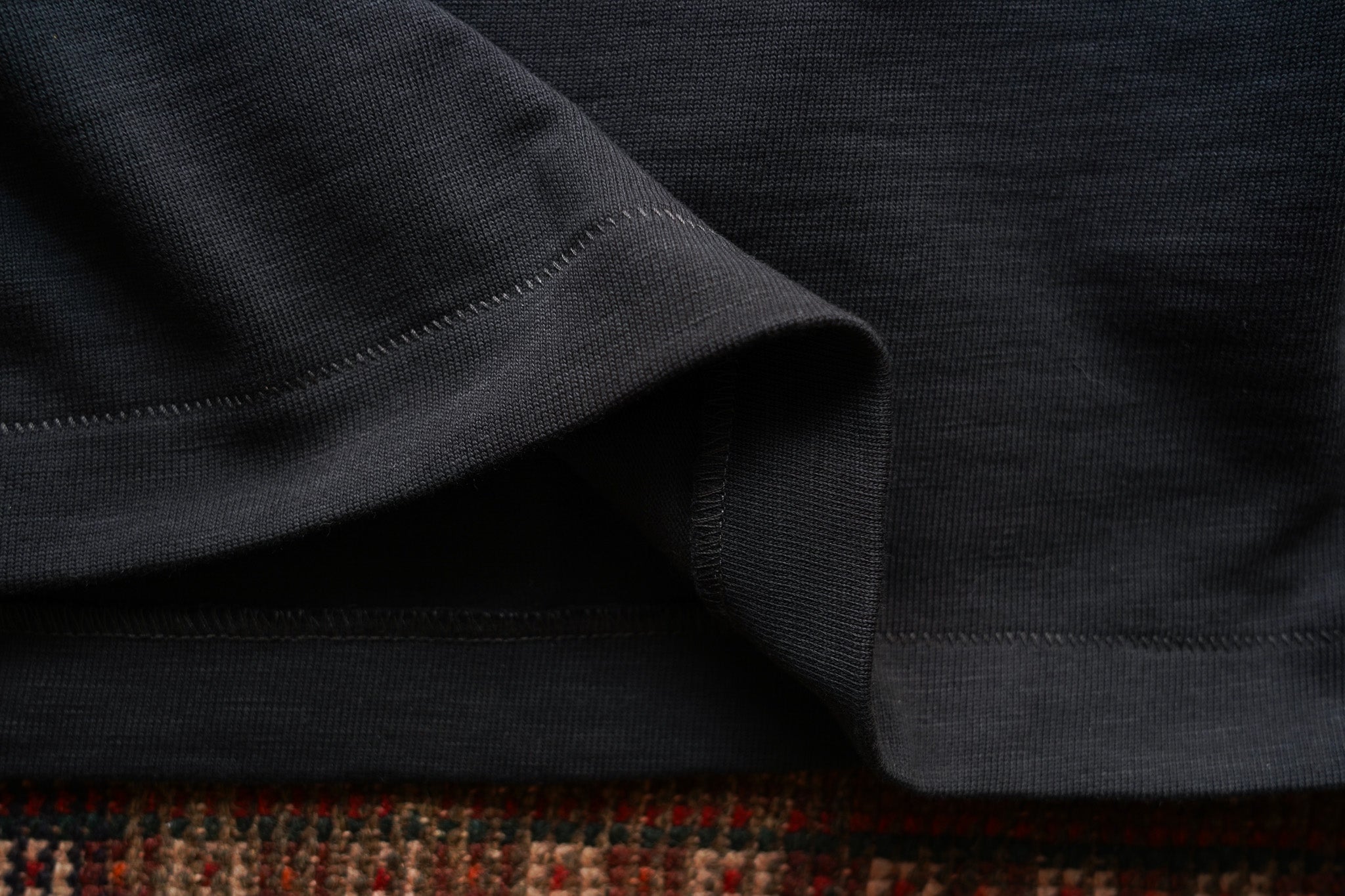 Merz b. Schwanen 2S14 Loopwheeled Relaxed Fit Heavyweight T-Shirt - Charcoal
