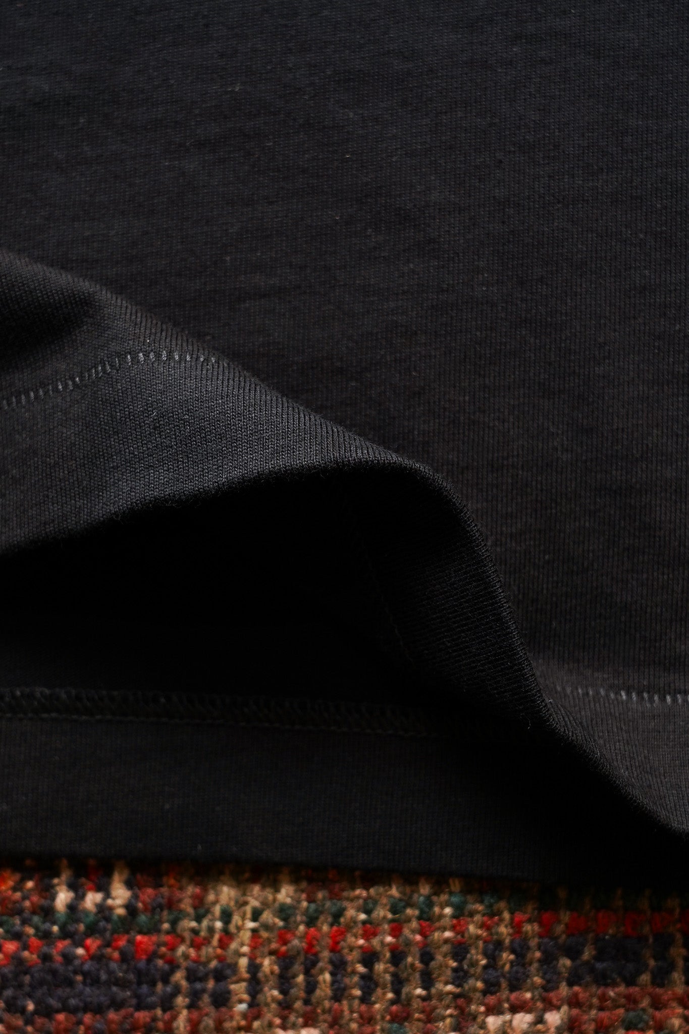Merz B. Schwanen 2M15LS Machine Refined Long Sleeve T-Shirt - Black