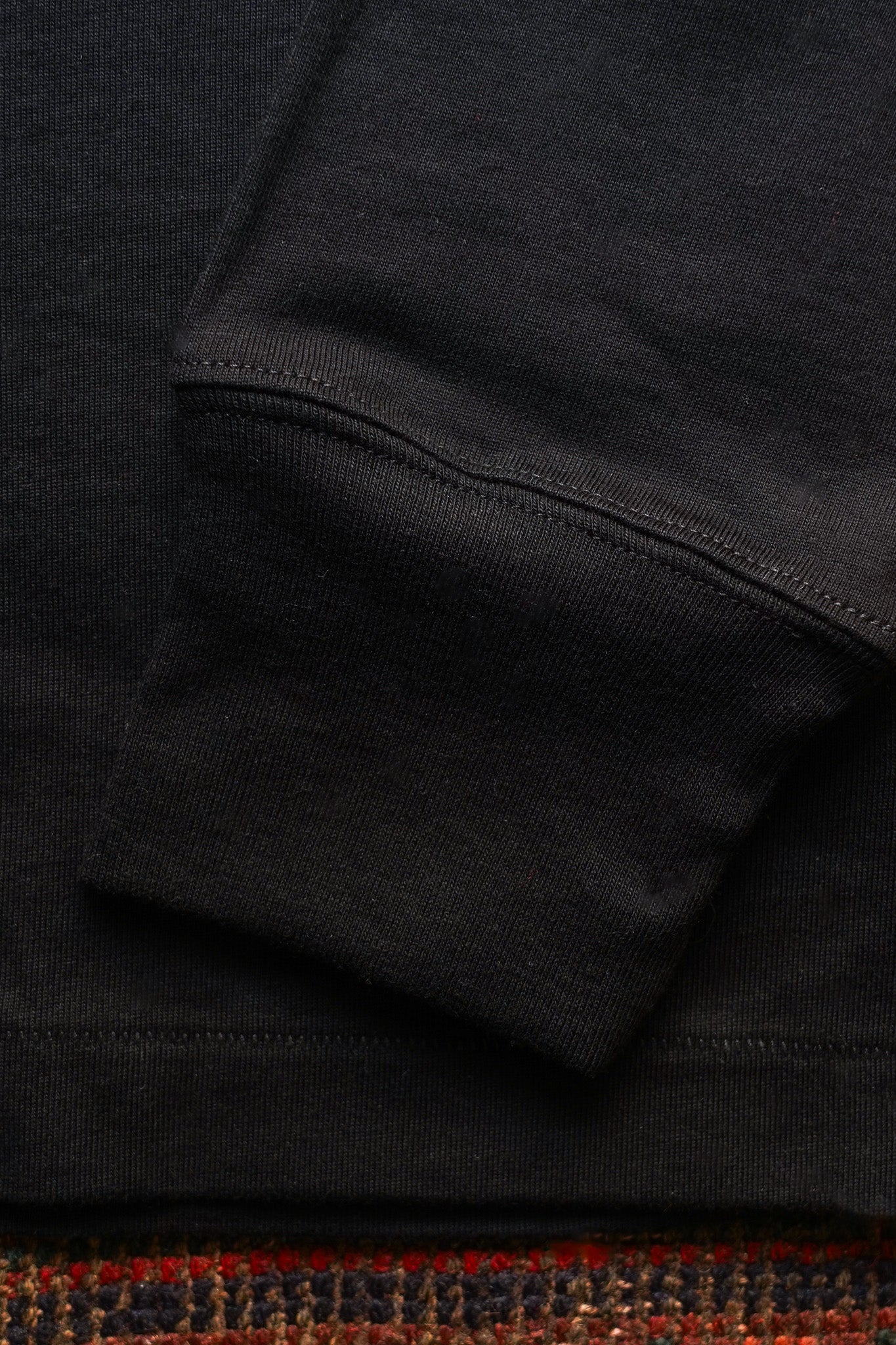 Merz B. Schwanen 2M15LS Machine Refined Long Sleeve T-Shirt - Black
