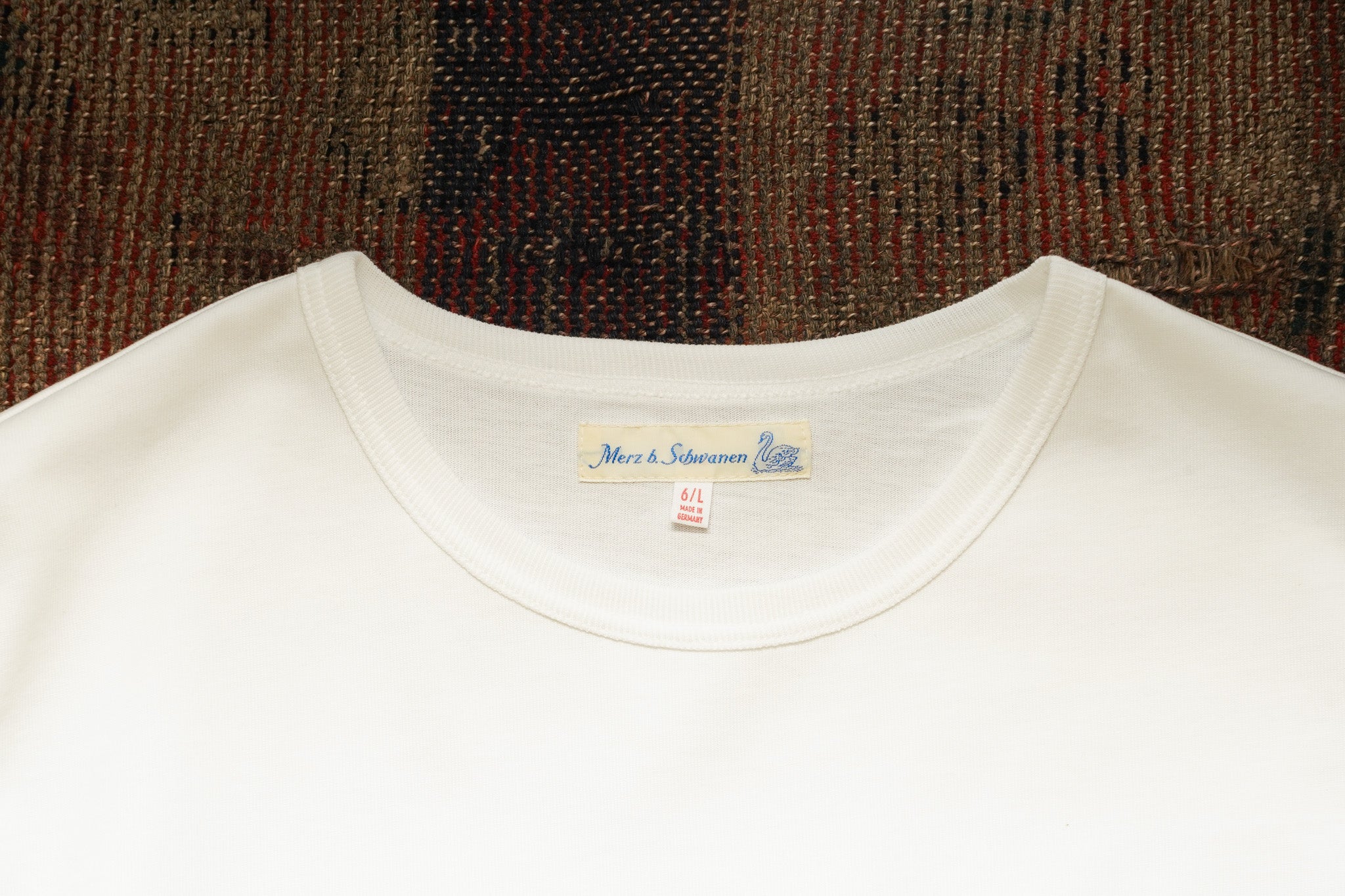 Merz B. Schwanen 2M15LS Machine Refined Long Sleeve T-Shirt - White
