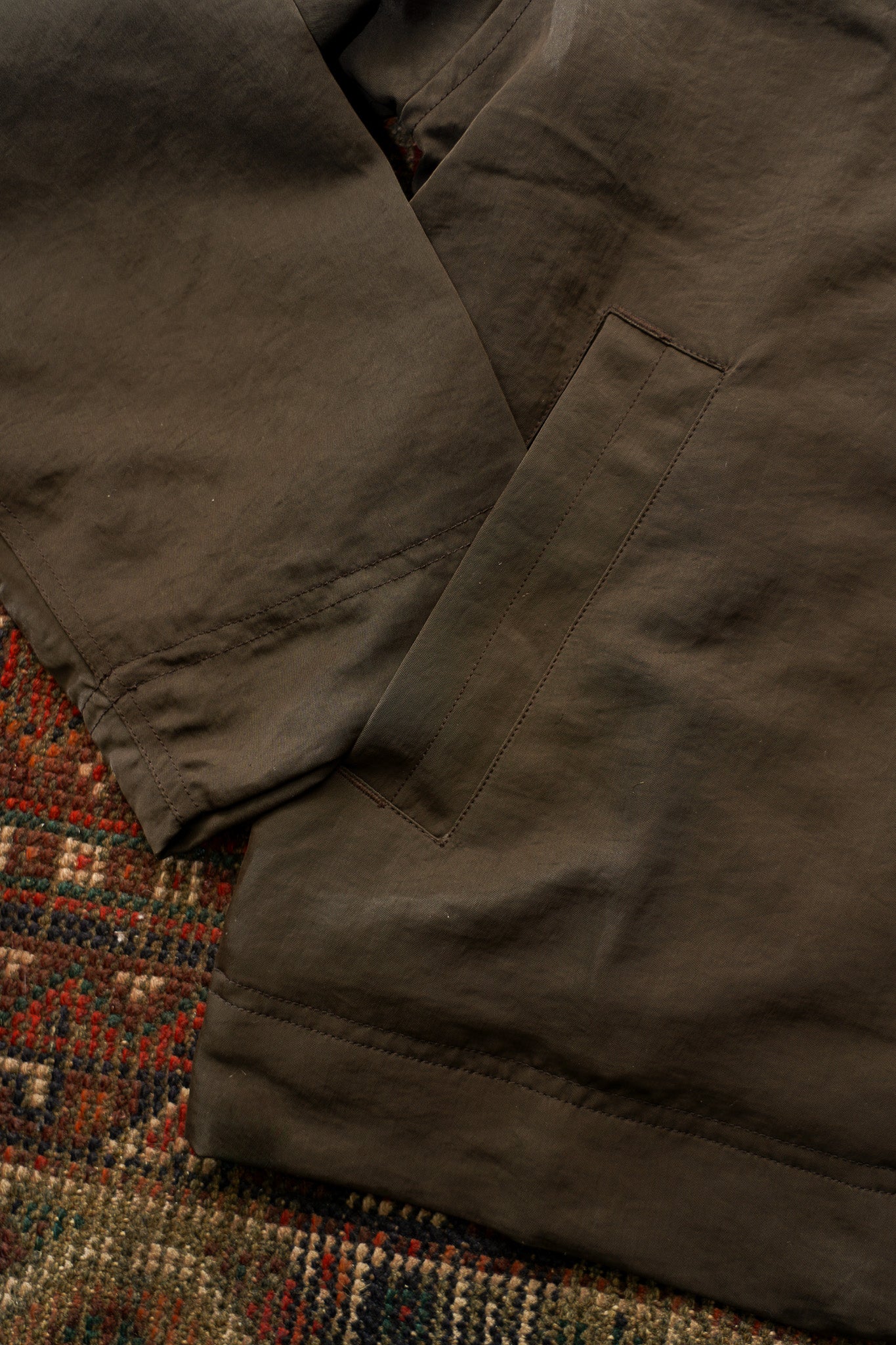 3sixteen Club Jacket - Brown Wrinkle Nylon