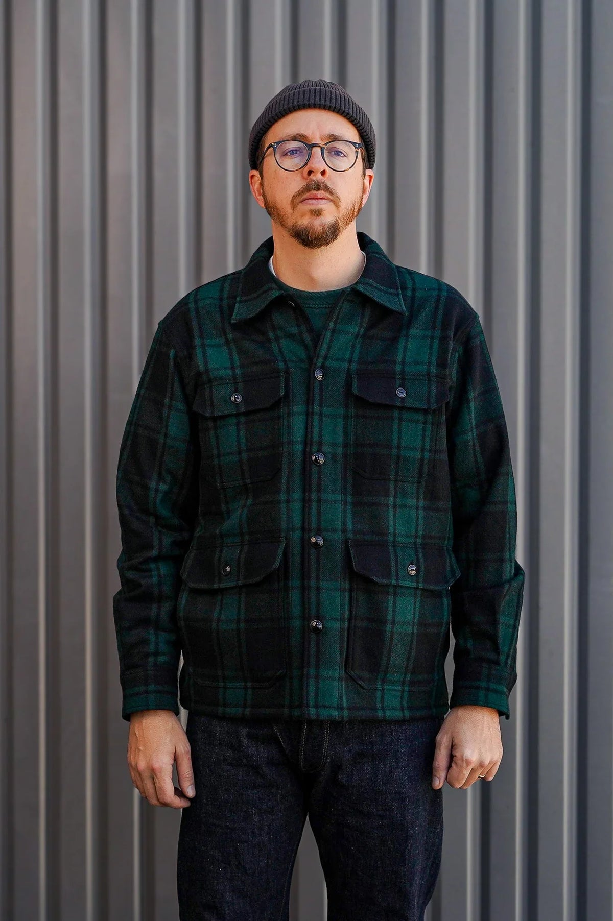 Stevenson Overall Co. WL-1 Woodlander Wool Hunting Jacket - Green 