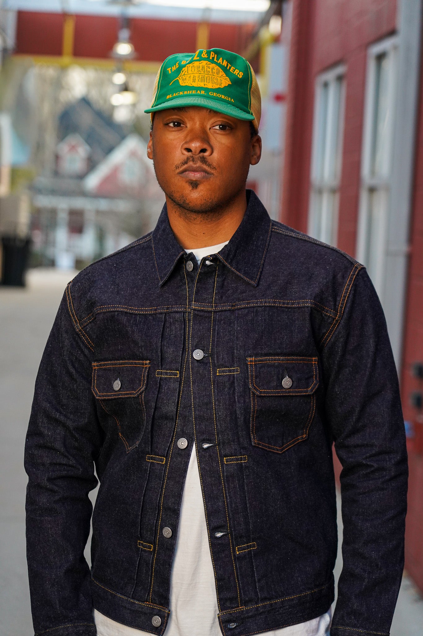 The Flat Head FN-OJ-D002 14.5oz Selvedge Denim Type II Jacket - Indigo