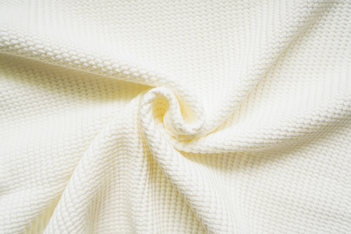 UES Big Waffle Thermal Shirt - Off White
