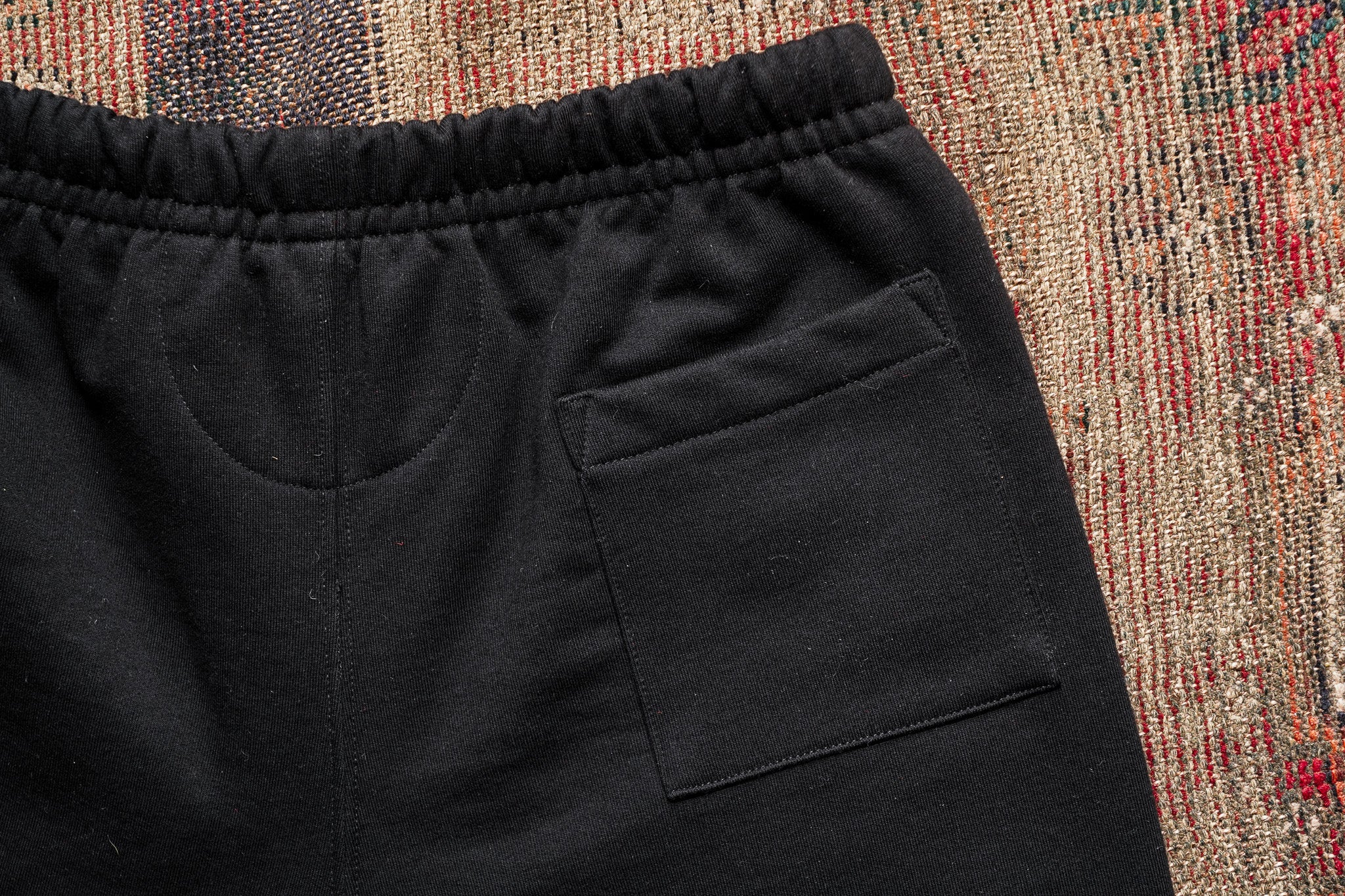 Merz b. Schwanen 3S50 Loopwheeled Classic Fit Heavyweight Sweatpants - Deep Black
