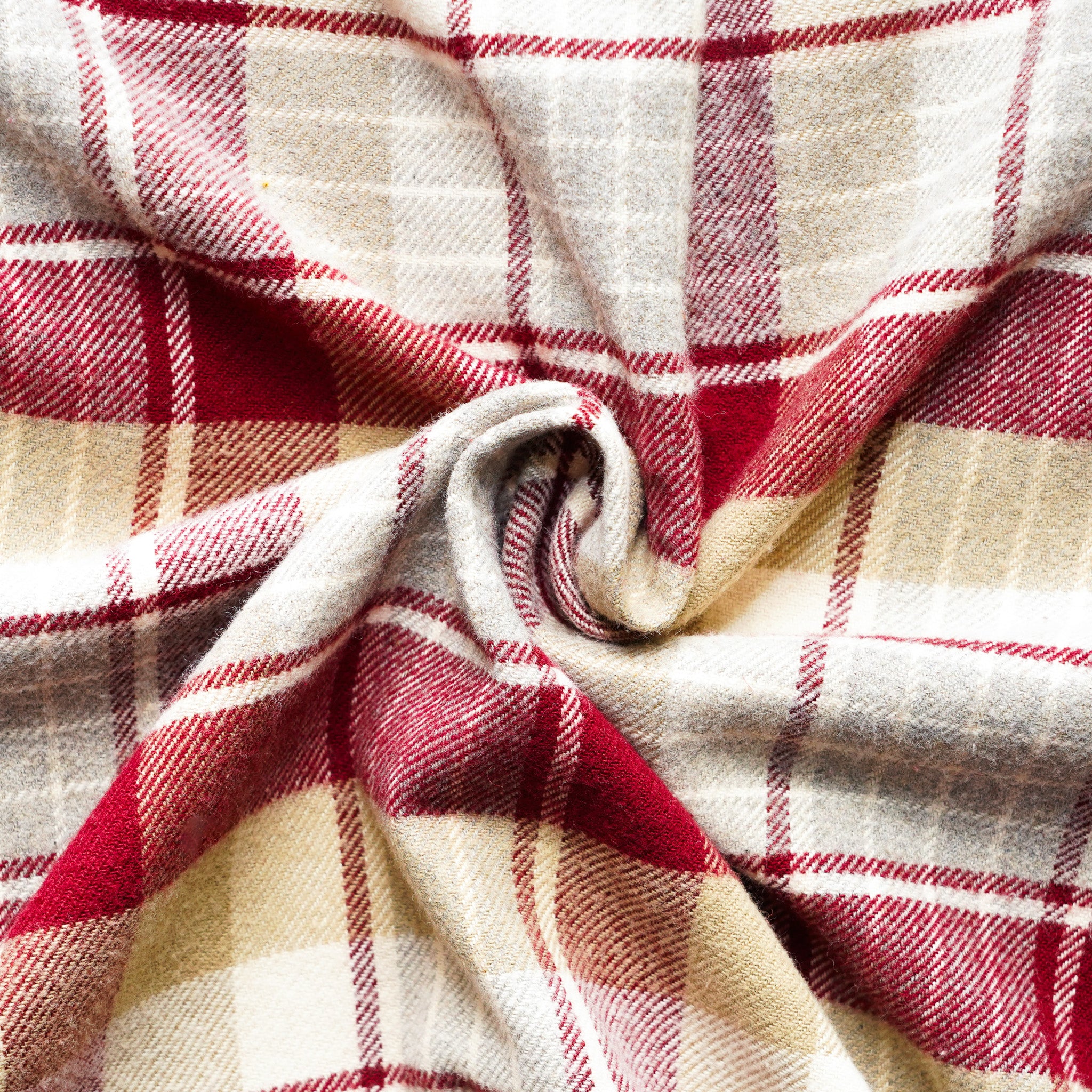Wythe Flannel Workshirt - Merlot Plaid