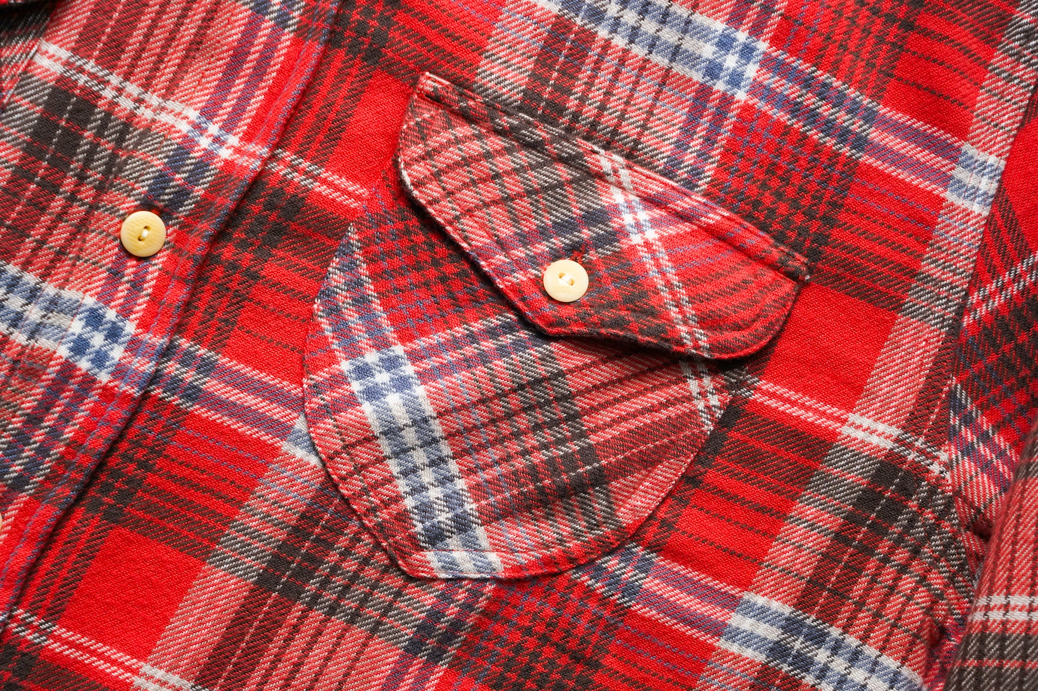 Wythe Flannel Workshirt - Cactus Flower Plaid