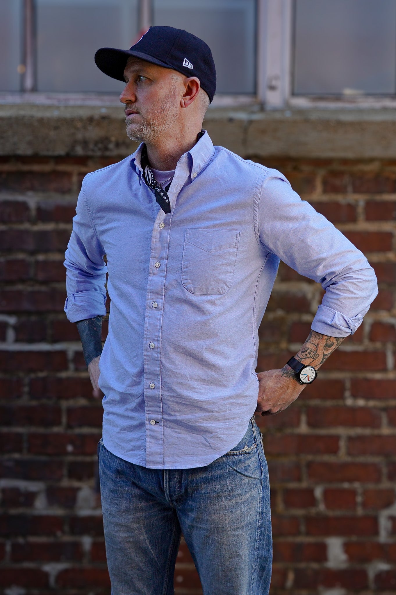 Gitman Vintage Classic Oxford Shirt - Blue