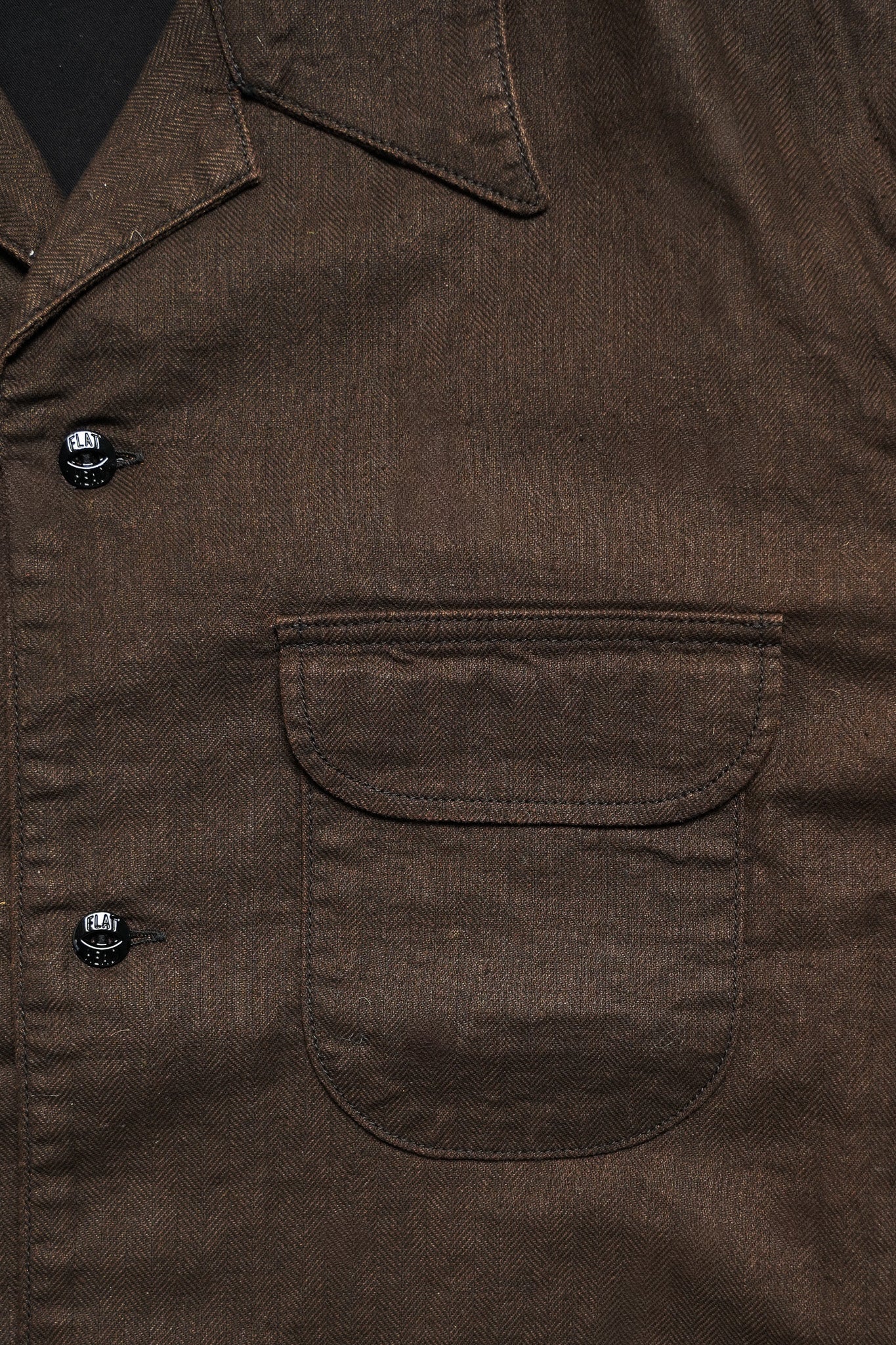The Flat Head FN-SCR-022L Cotton Linen Shirt - Bengala Dyed