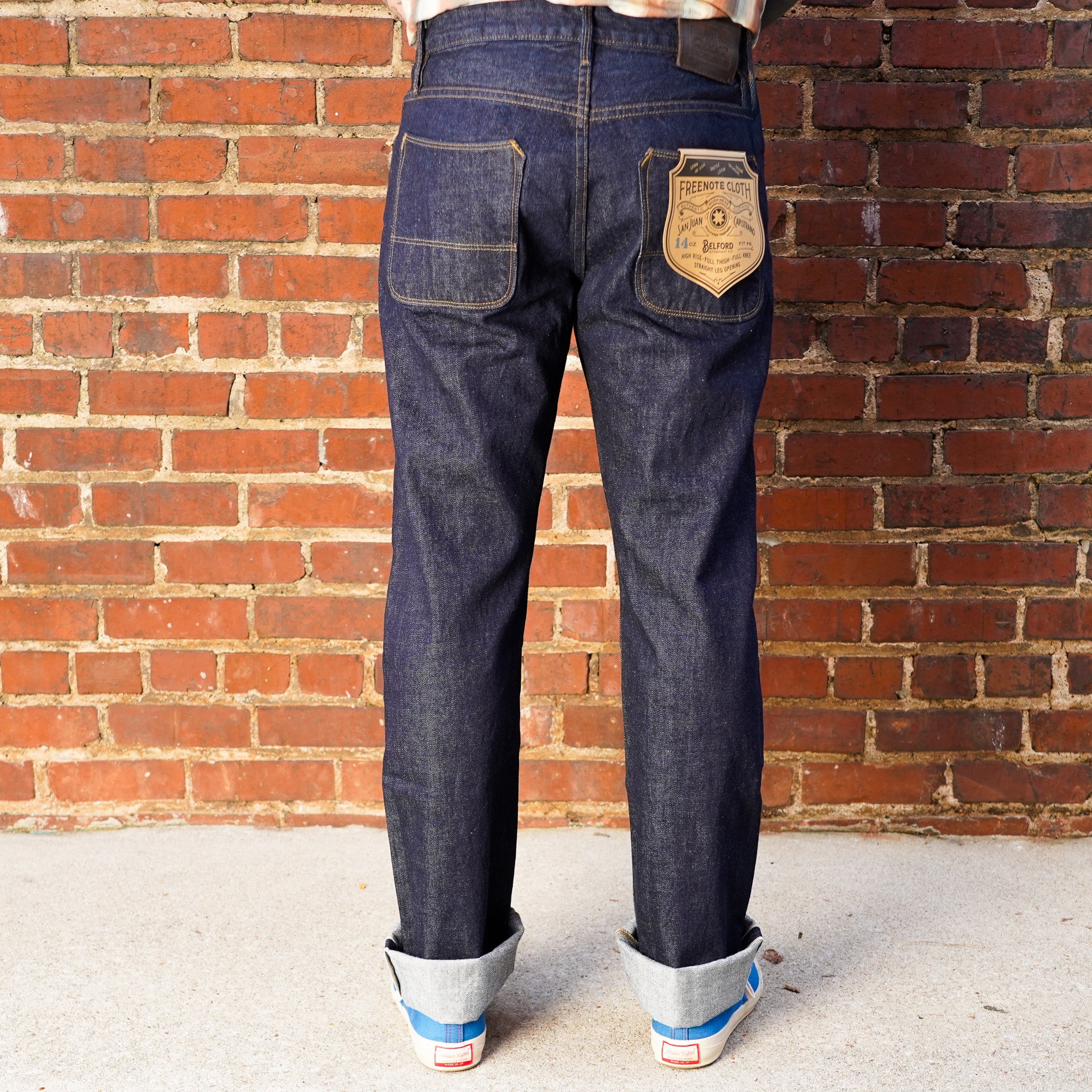 Freenote Cloth Belford Straight Cut - 14oz 50s Indigo Rinsed