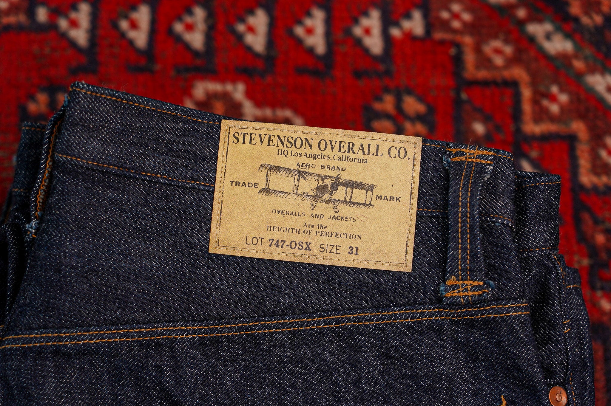 Stevenson Overall Co. San Francisco 747 Straight Leg - Indigo