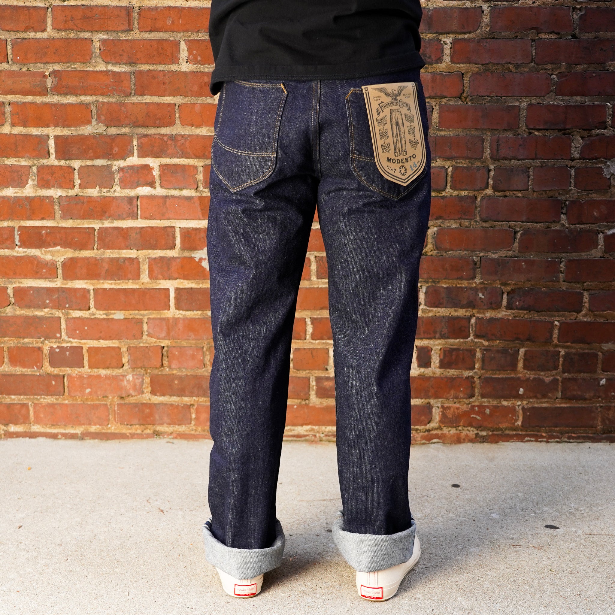 Freenote Cloth Modesto Wide Leg - 14oz 50s Indigo Rinsed