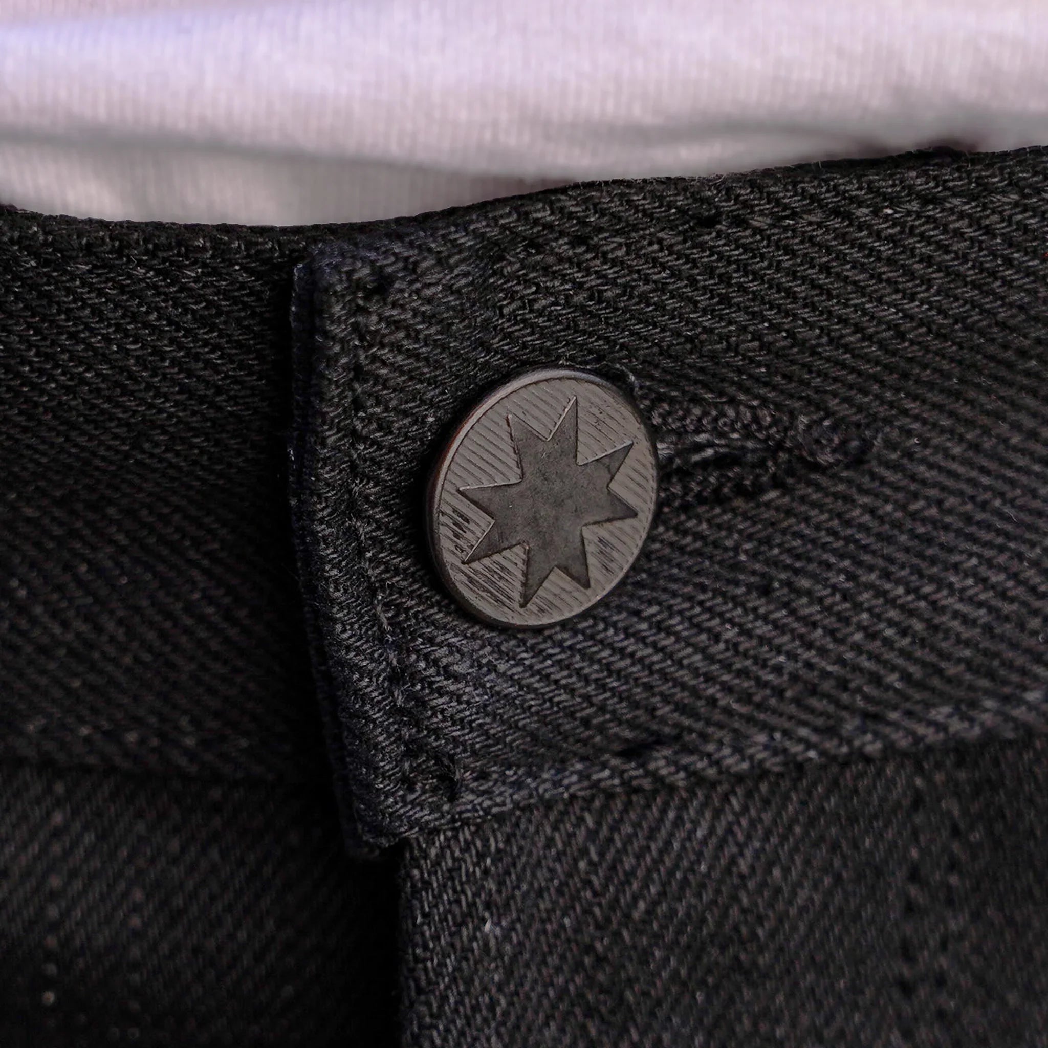 Freenote Cloth Modesto Wide Leg - 17oz Double Black Slub