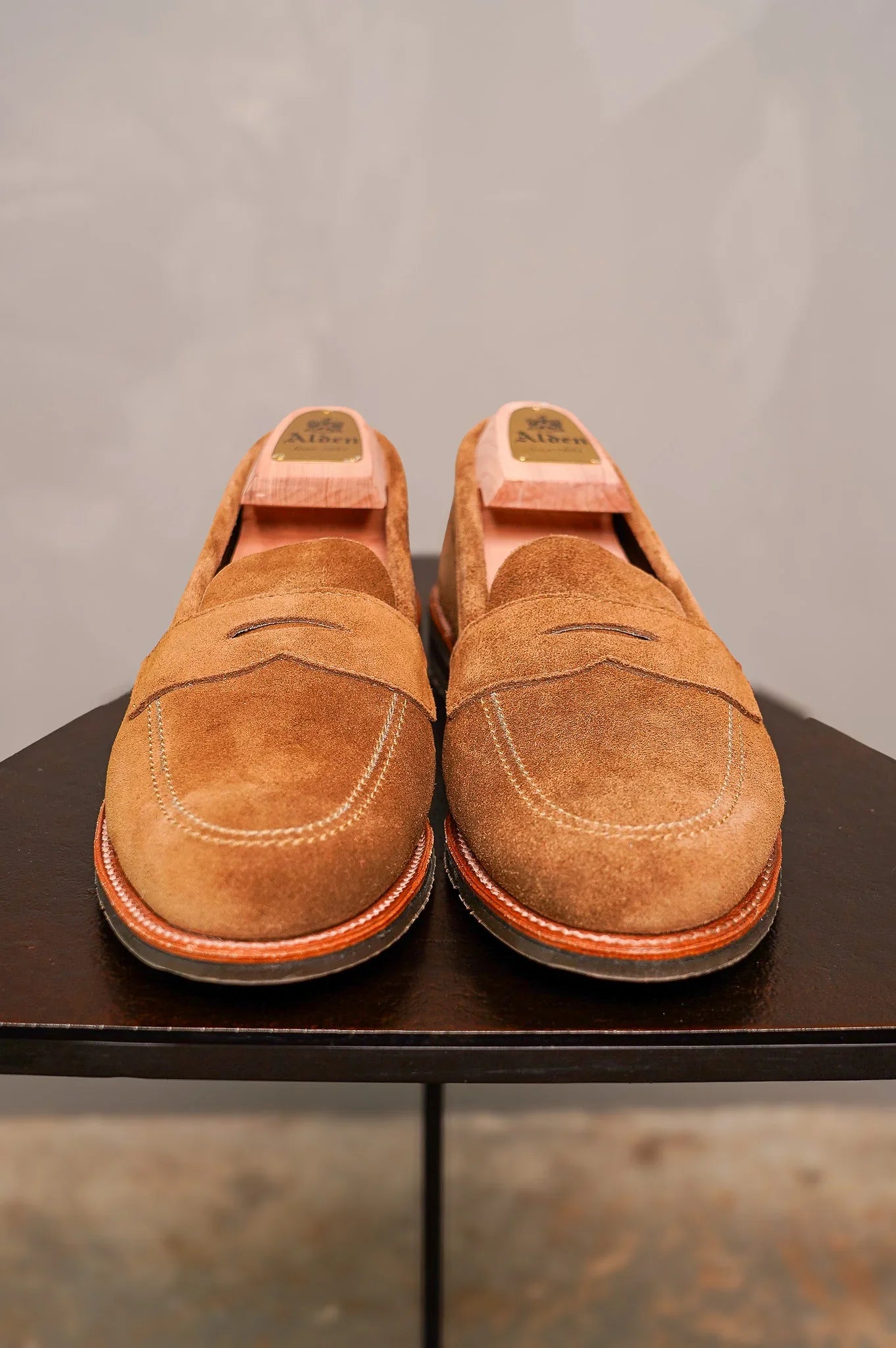 Alden 6221L Unlined Penny Loafer - Snuff Suede
