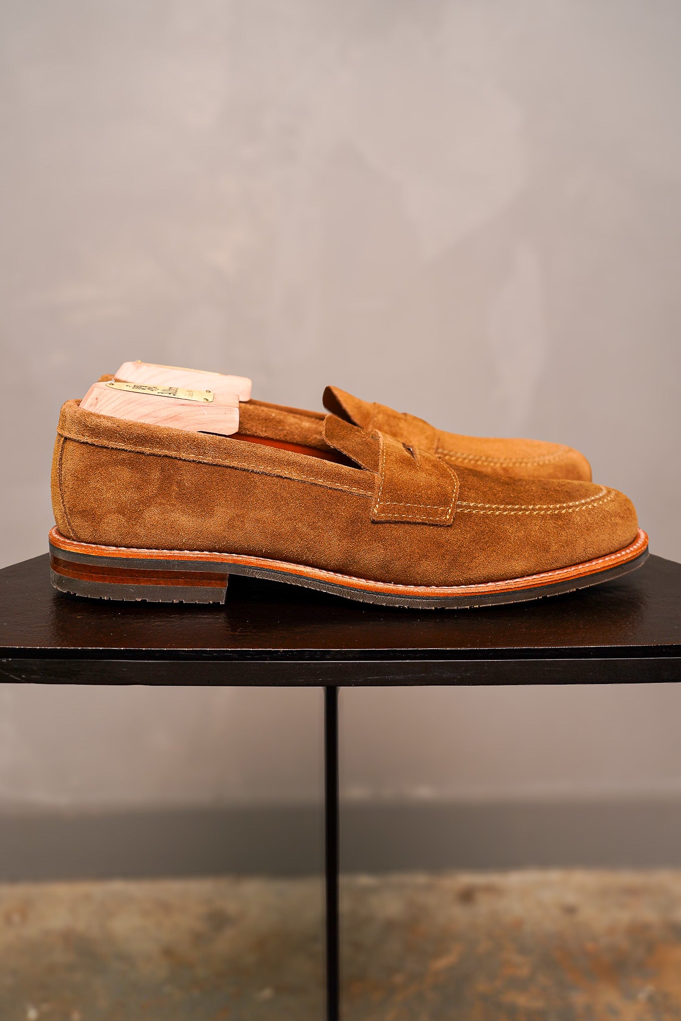 Alden 6221L Unlined Penny Loafer - Snuff Suede