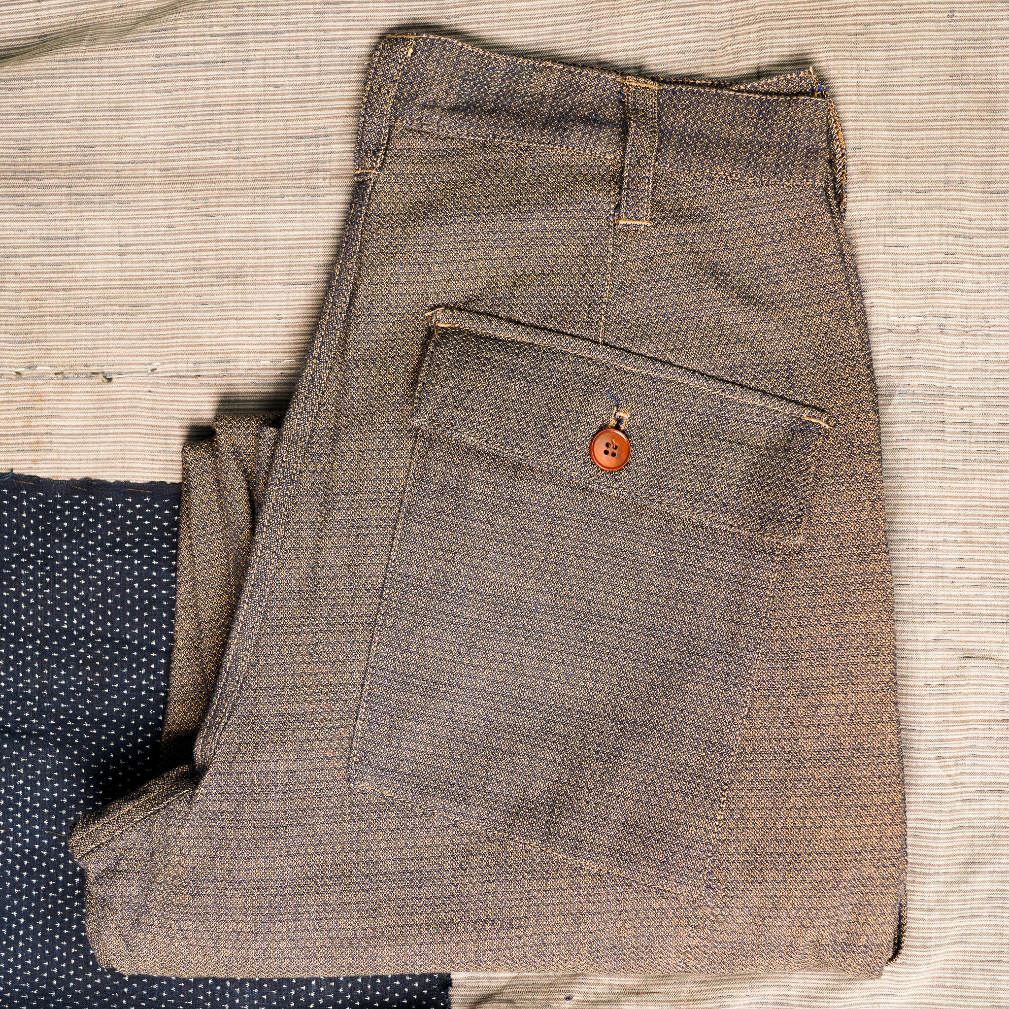 Samurai SJAP26-KSK Kanoko Aimadara Trousers - Brown