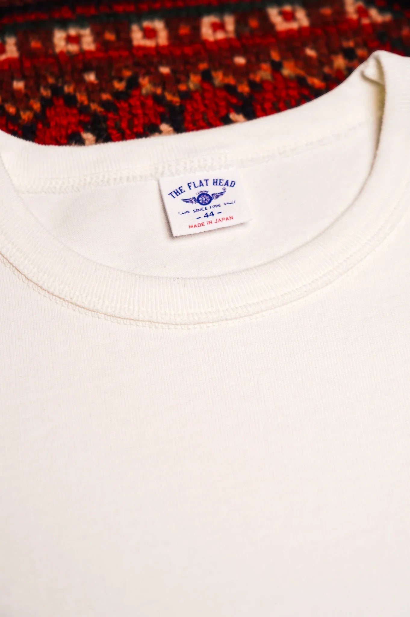 The Flat Head FN-THC-101 9oz Heavyweight Tee - White