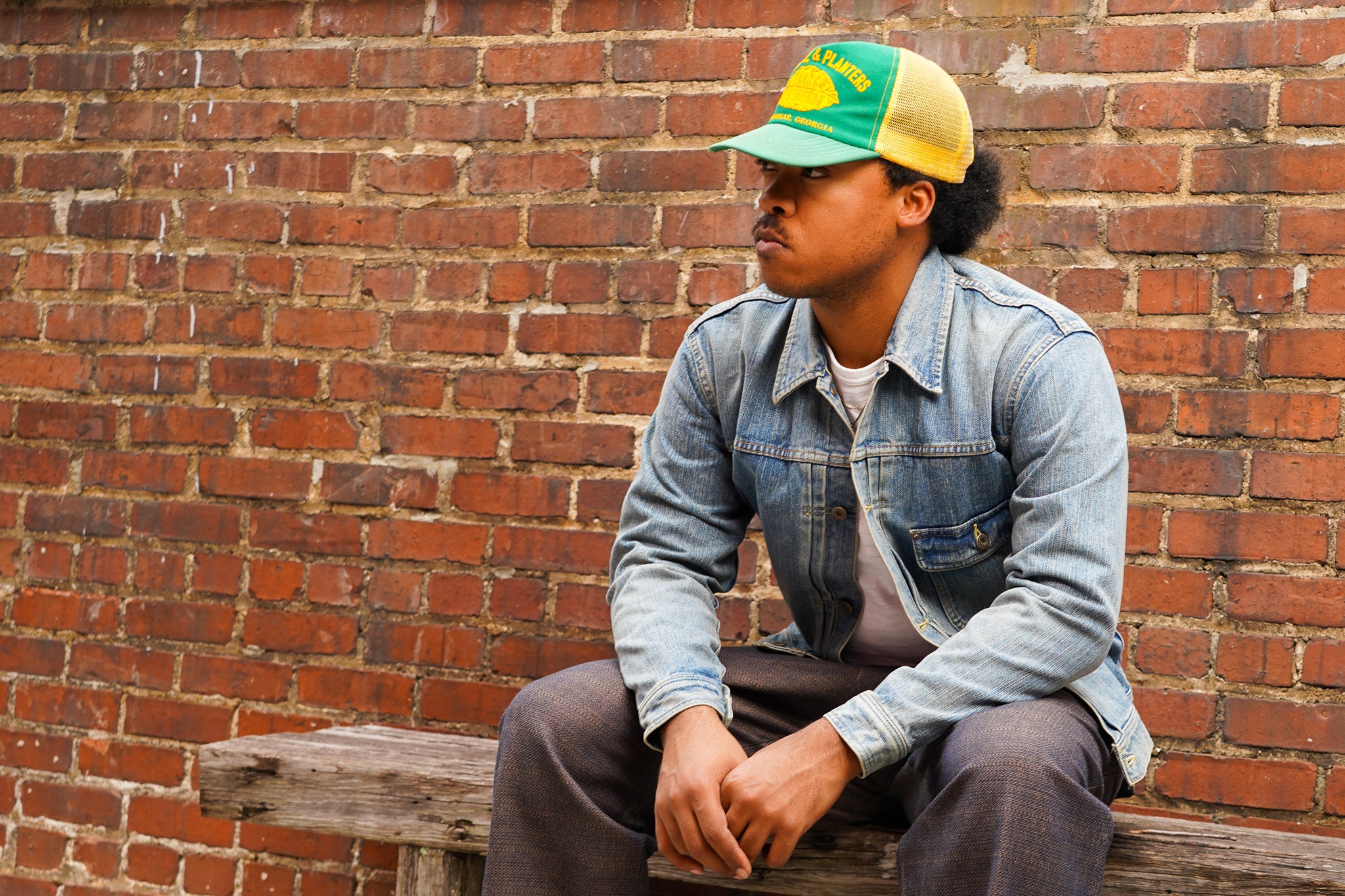 The Flat Head FN-OJ-D101C 14.5oz Left Hand Twill 40's Style Type 1 Denim Jacket - Real Aging