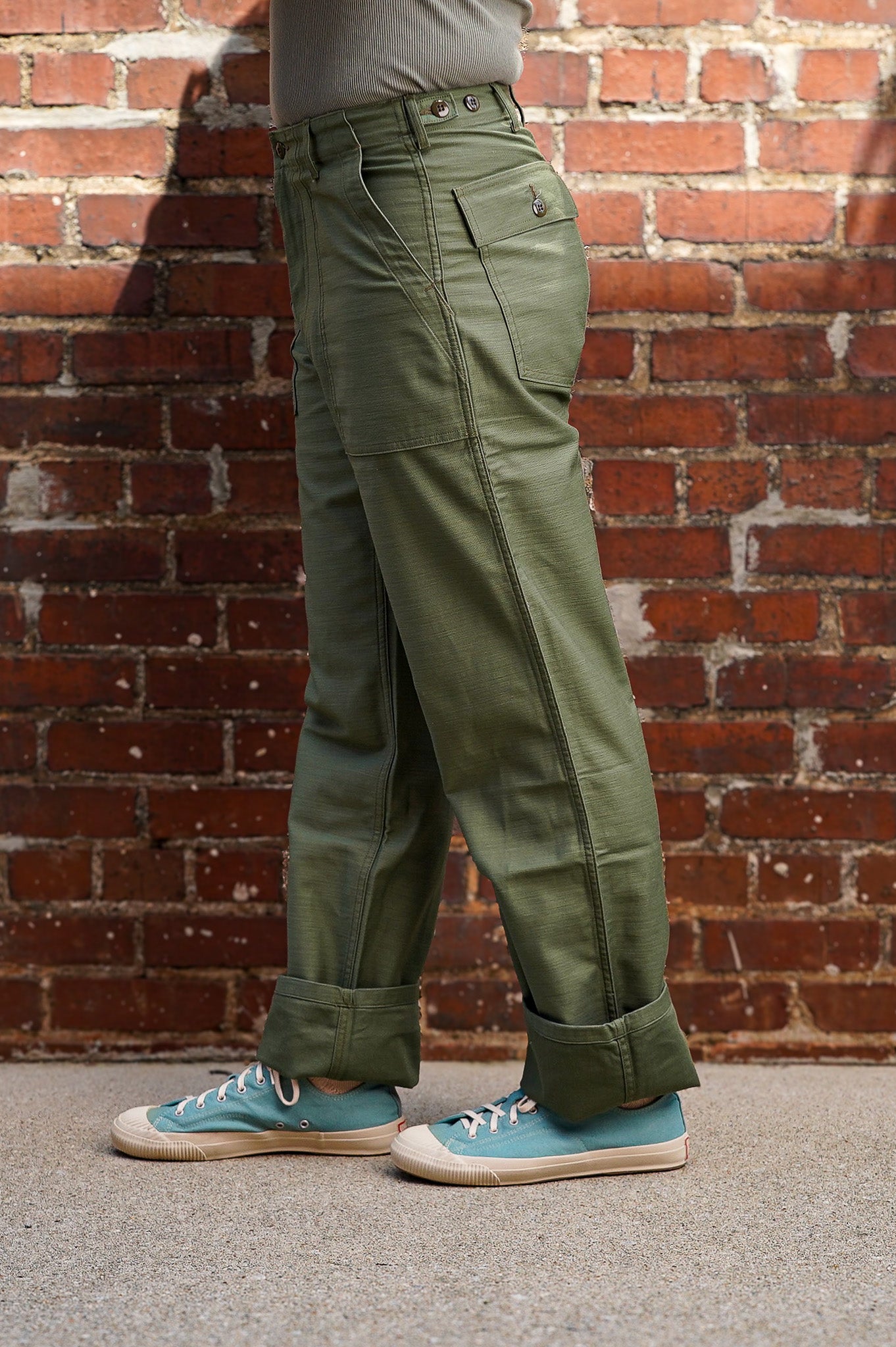 Studio D'Artisan 1898 Baker Pant - Army Green