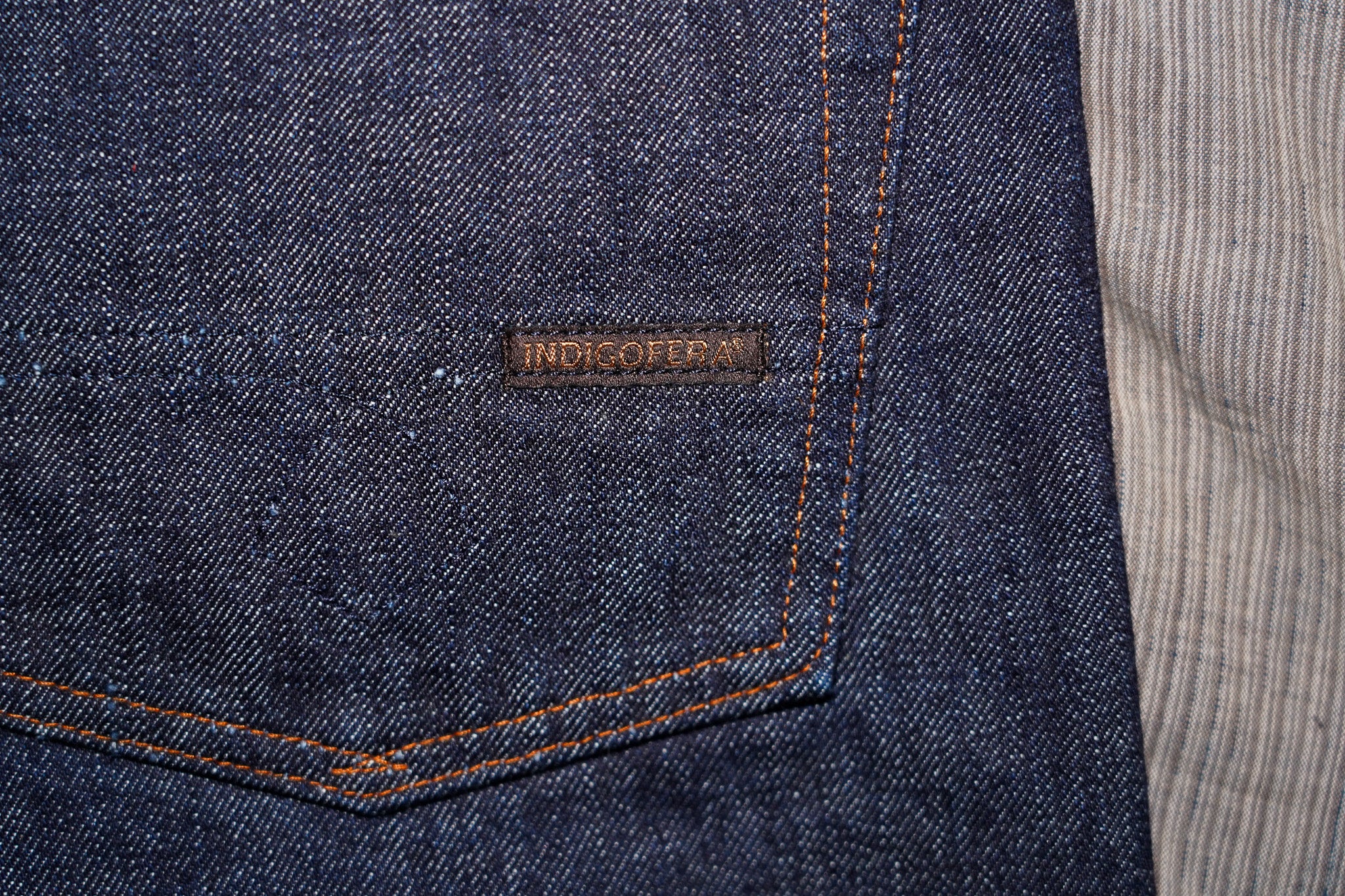 Indigofera Clint Straight Fit - 18oz Shiroyama Rinsed Denim