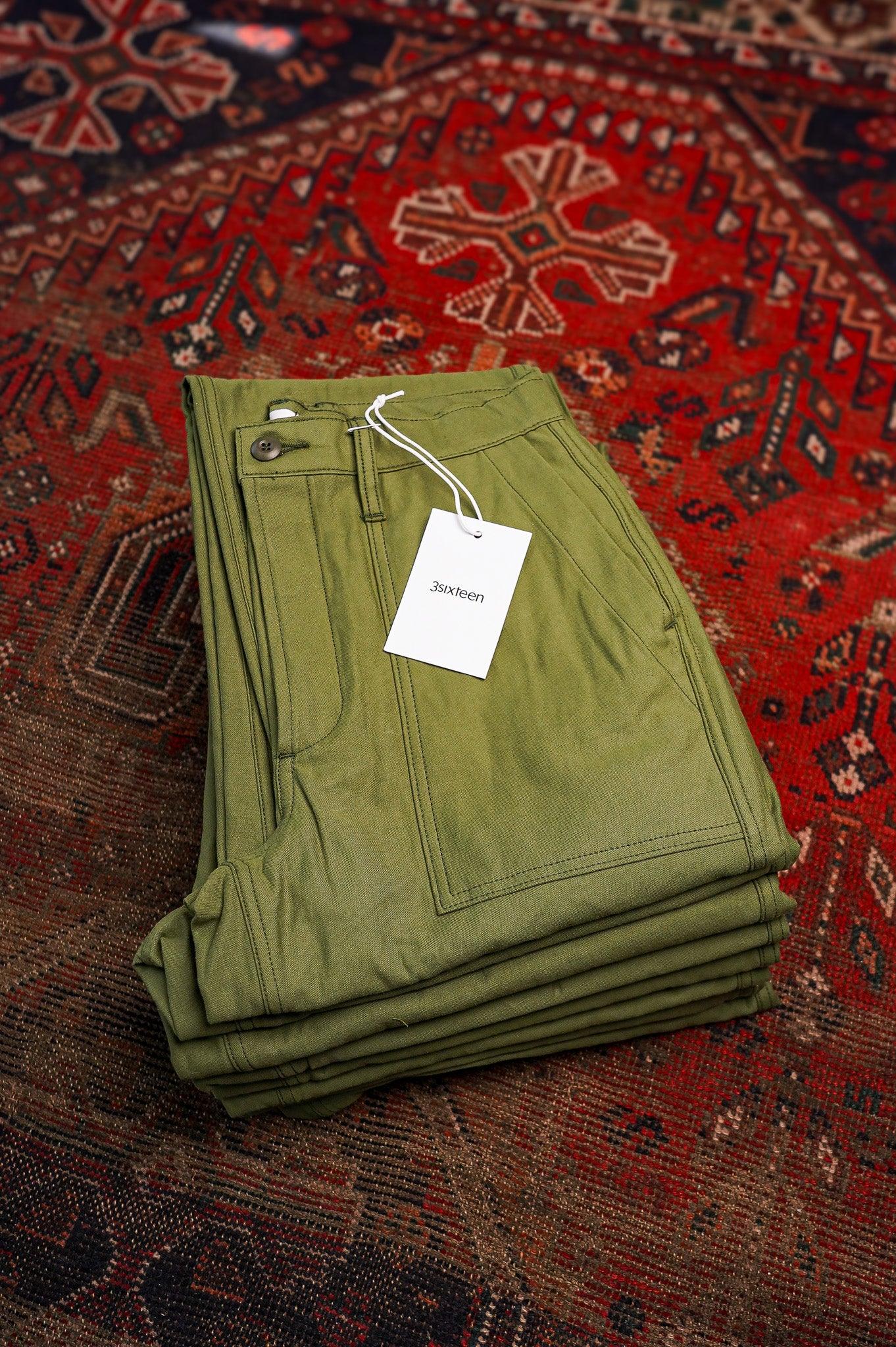 3sixteen Fatigue Pants - Olive Back Satin