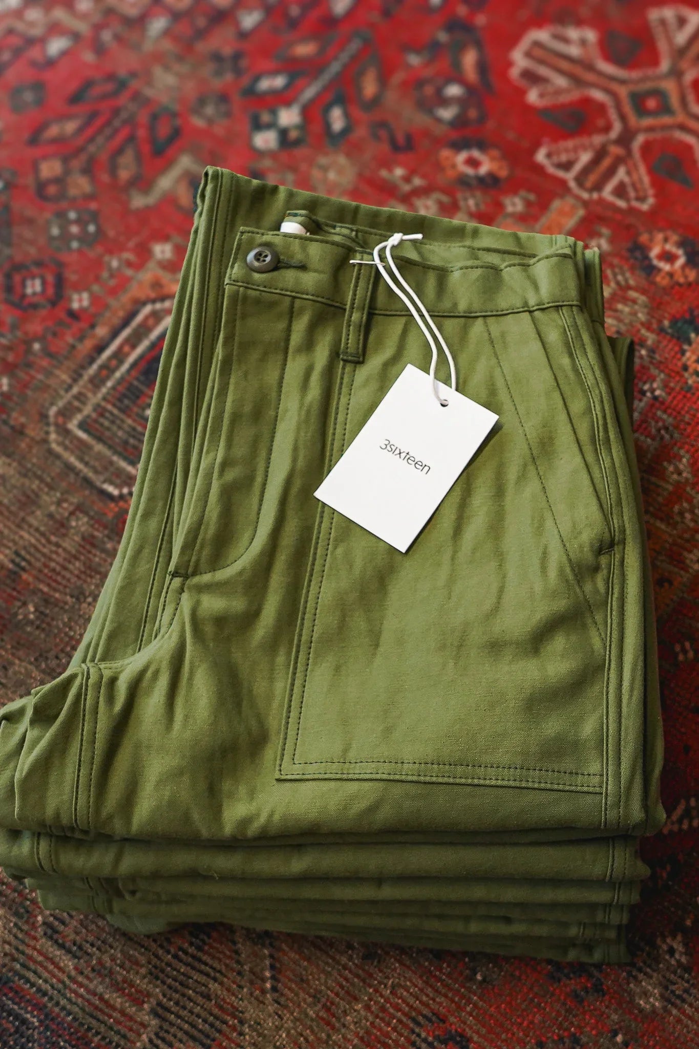 3sixteen Fatigue Pants - Olive Back Satin