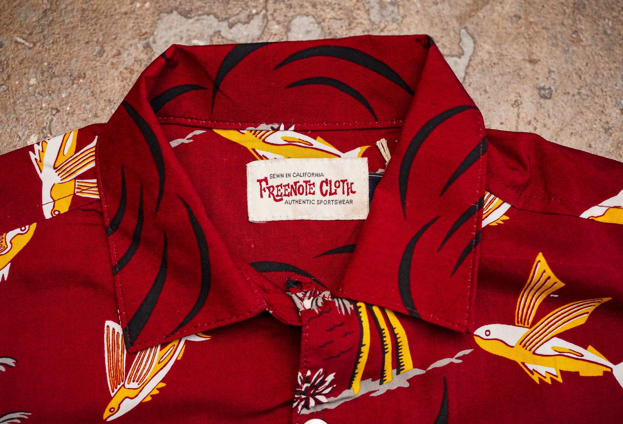 Freenote Cloth Dean Double Pocket Shirt - Flying Fish