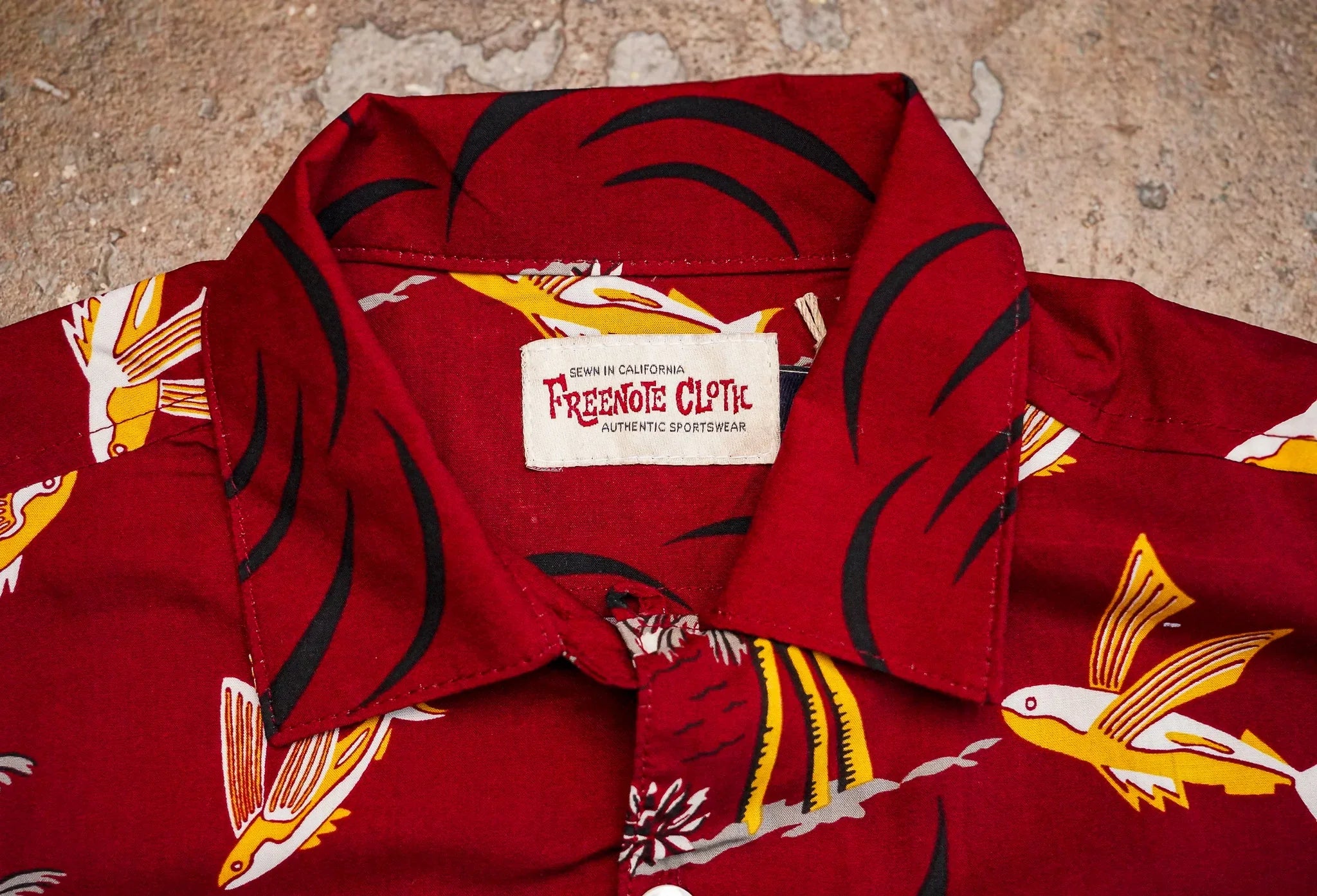 Freenote Cloth Dean Double Pocket Shirt - Flying Fish