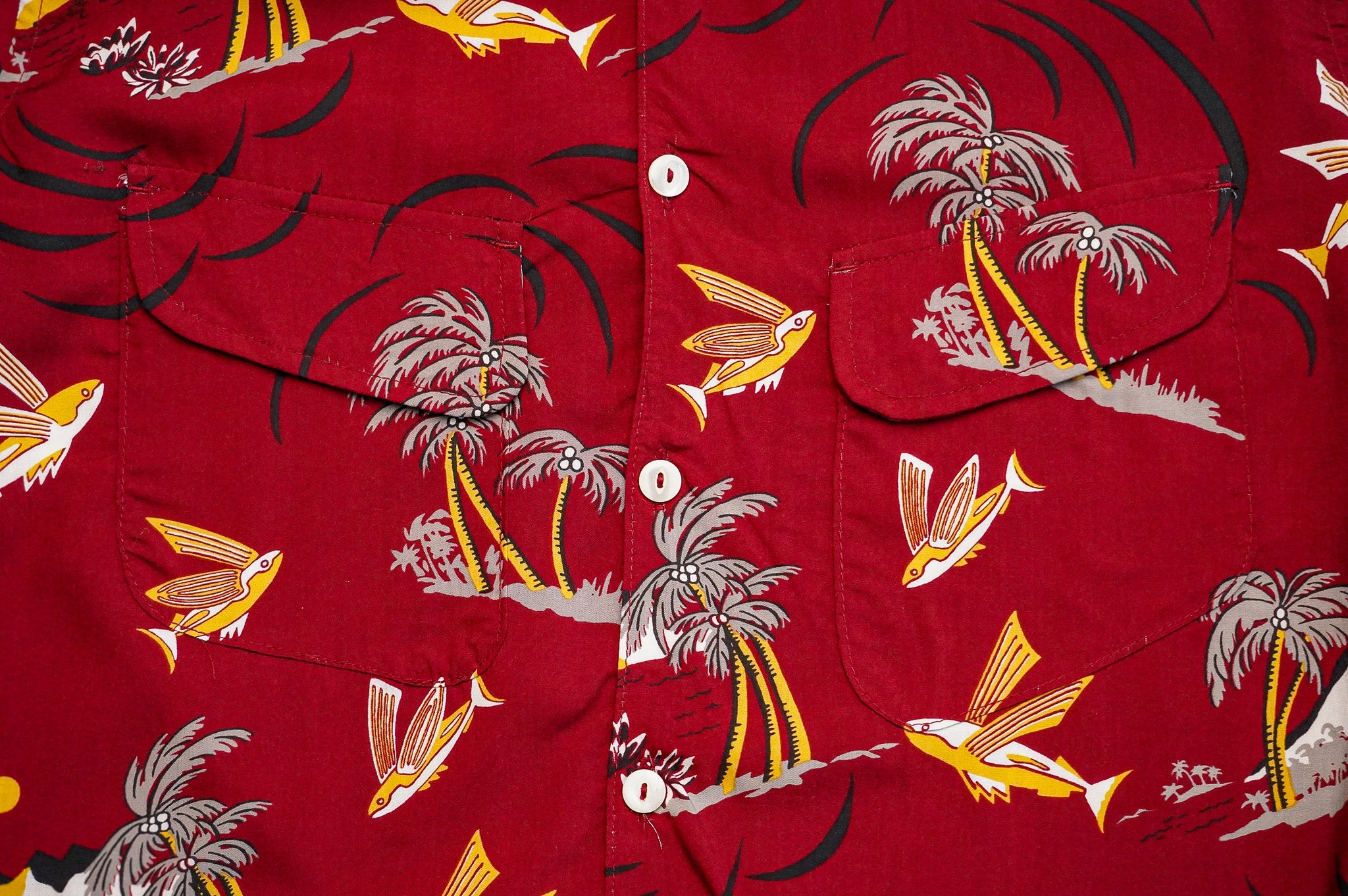 Freenote Cloth Dean Double Pocket Shirt - Flying Fish