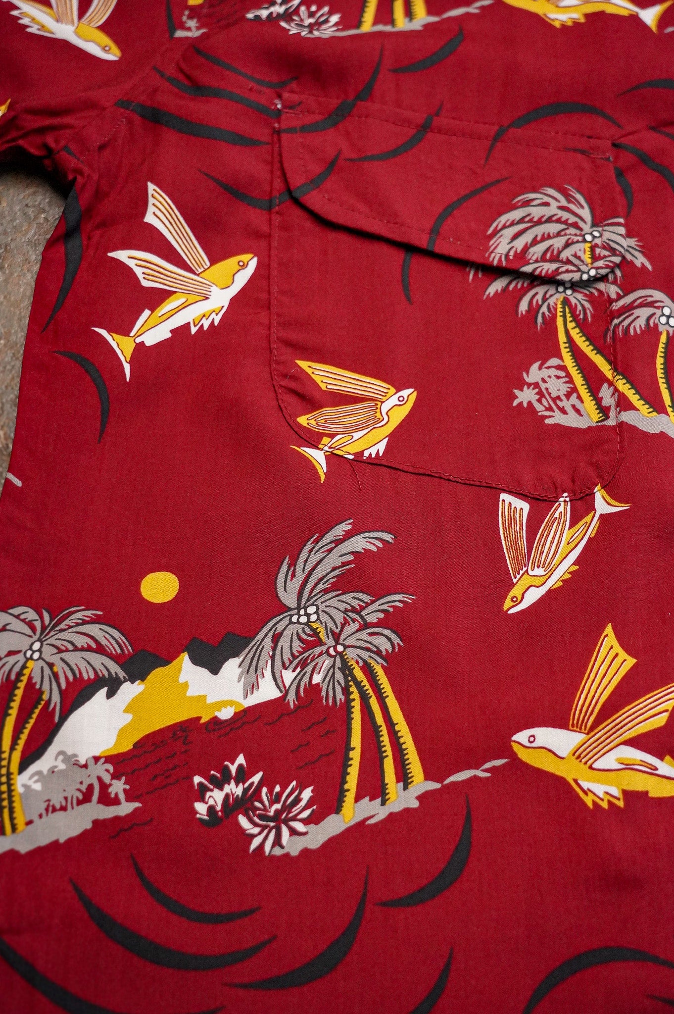 Freenote Cloth Dean Double Pocket Shirt - Flying Fish