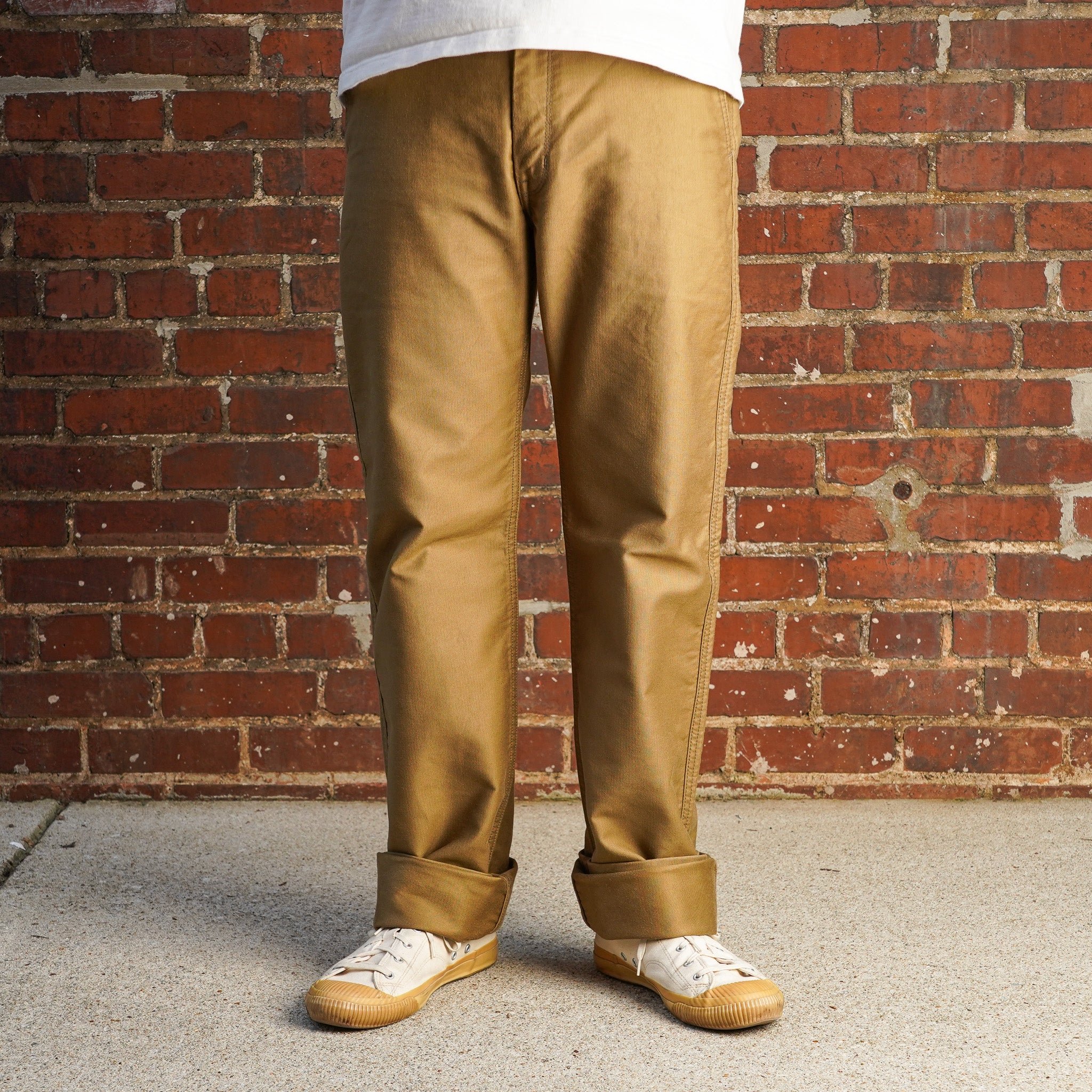 Iron Heart IH-720-KHA 11oz Cotton Whipcord Work Pants - Khaki