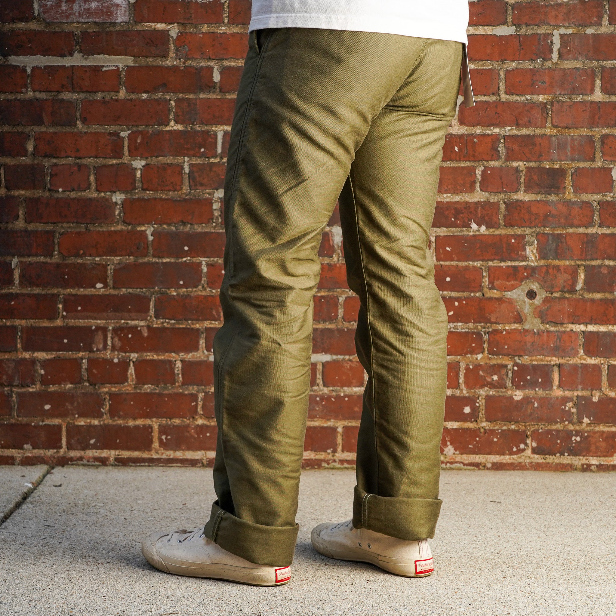 Iron Heart IH-720-OLV 11oz Cotton Whipcord Work Pants - Olive
