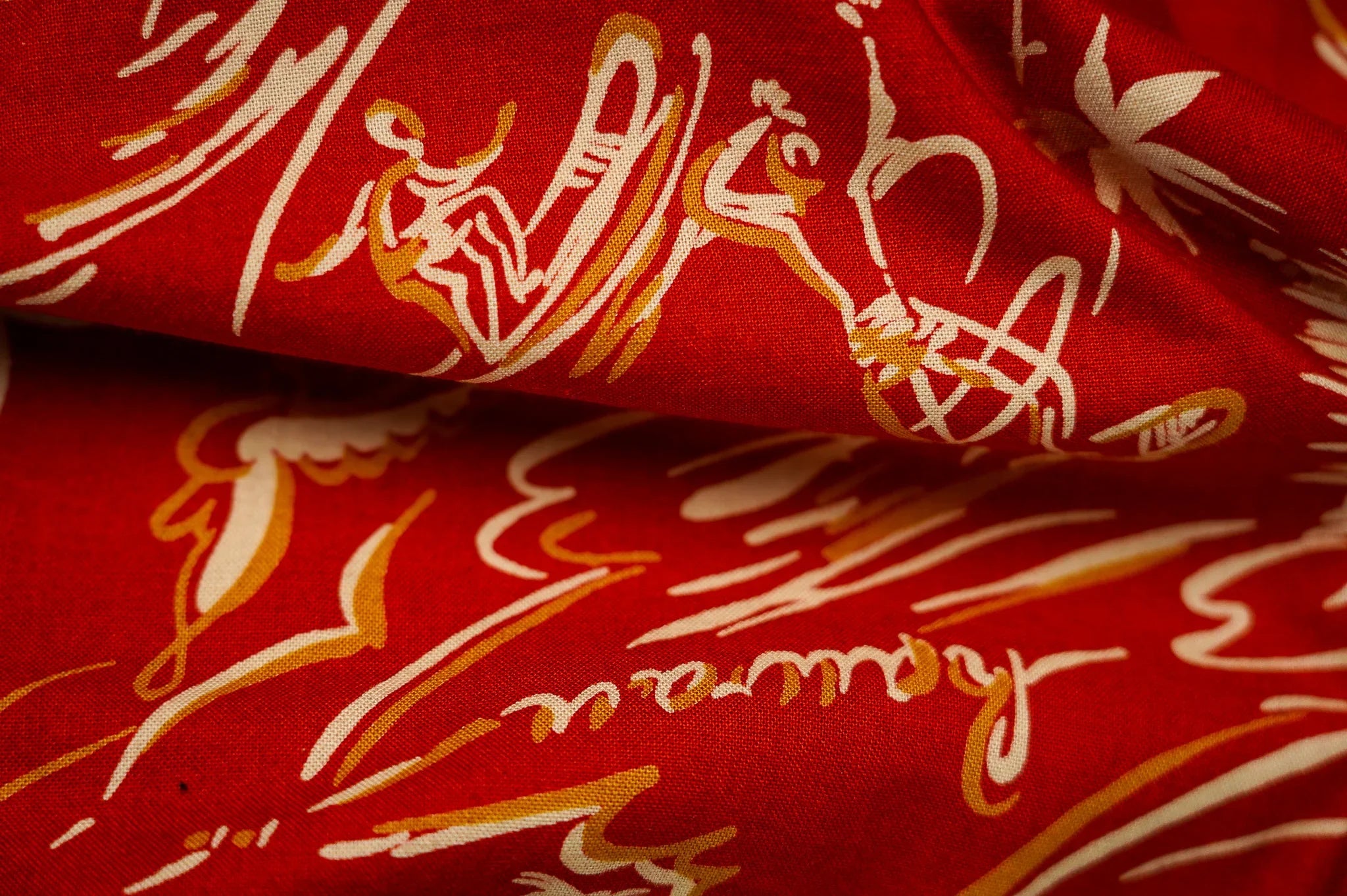 Freenote Cloth Dean Double Pocket Shirt - Aloha Red