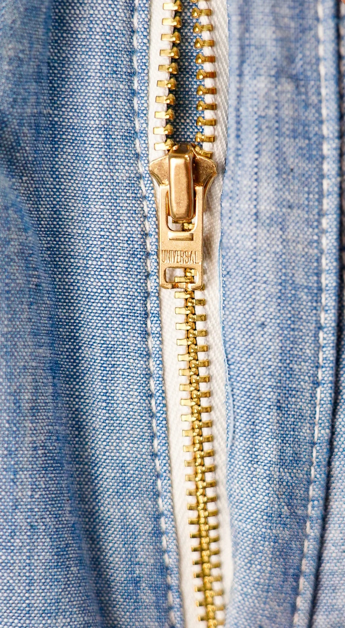 The Flat Head FN-PA-C015 5oz Chambray Relax Pants