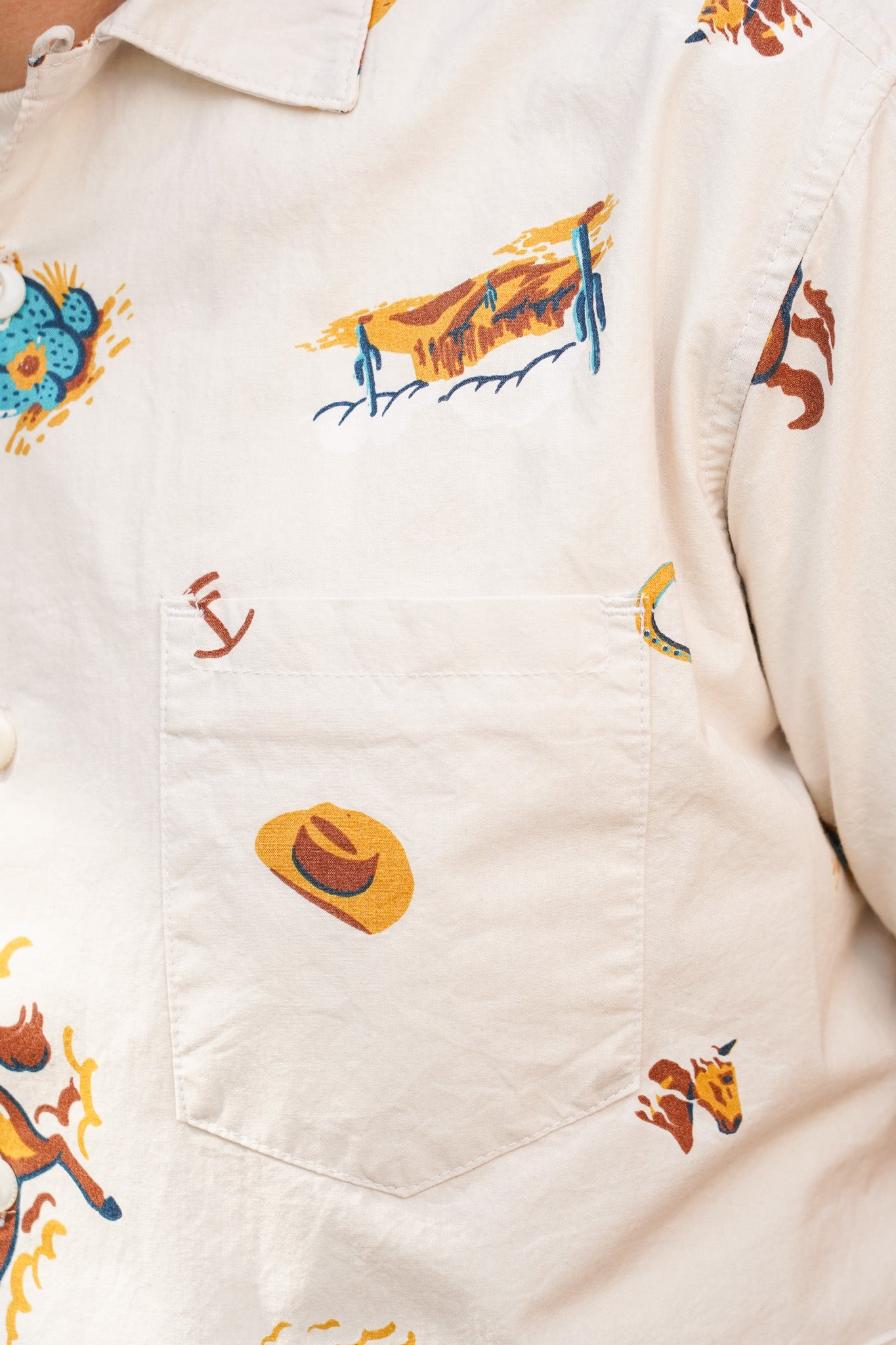 Freenote Cloth Hawaiian Cowboy Shirt - Tan