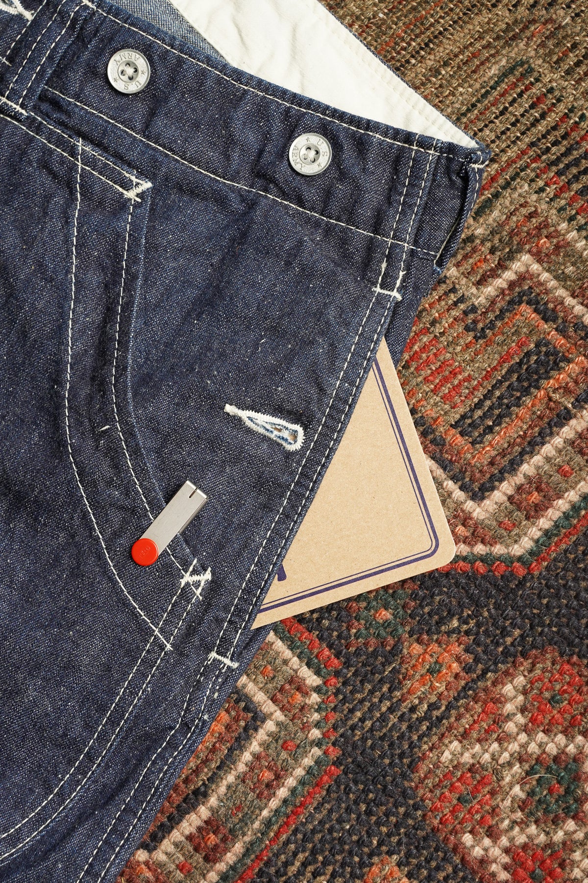 UES Double-Pocket Work Pants - Indigo Denim