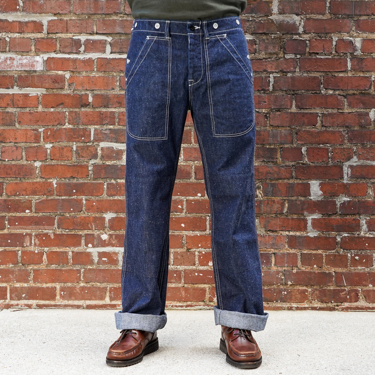 UES Double-Pocket Work Pants - Indigo Denim